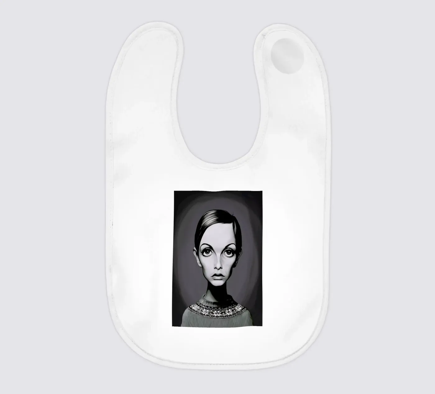 Twiggy bavaglino da Rob Art | Illustration
