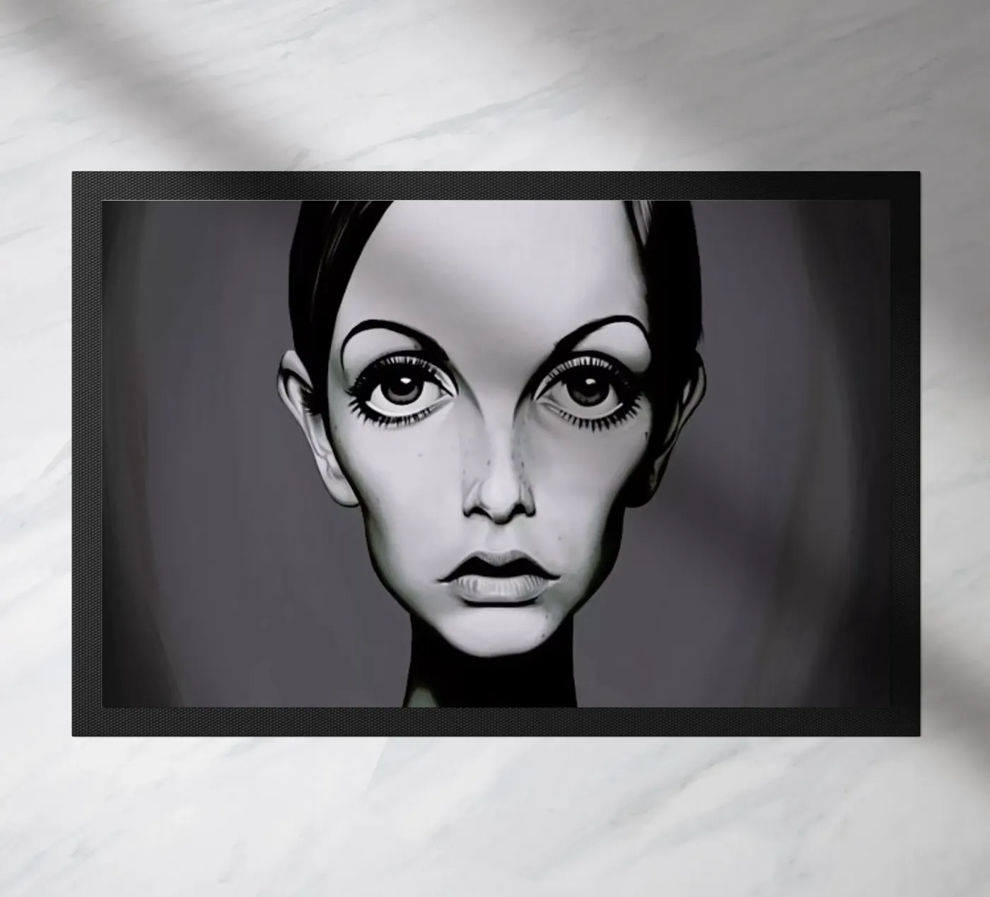 Twiggy deurmat van Rob Art | Illustration