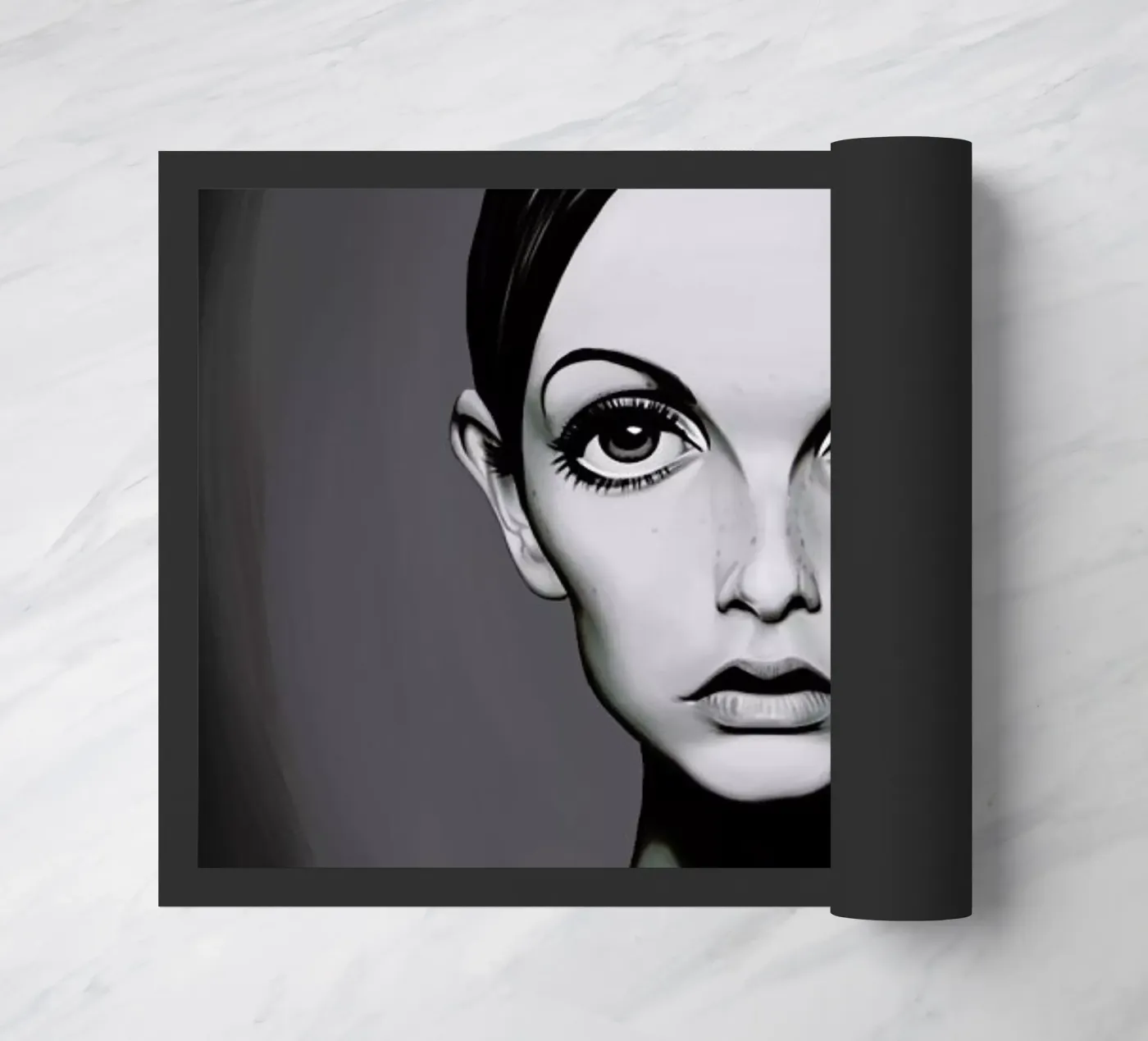Twiggy deurmat van Rob Art | Illustration