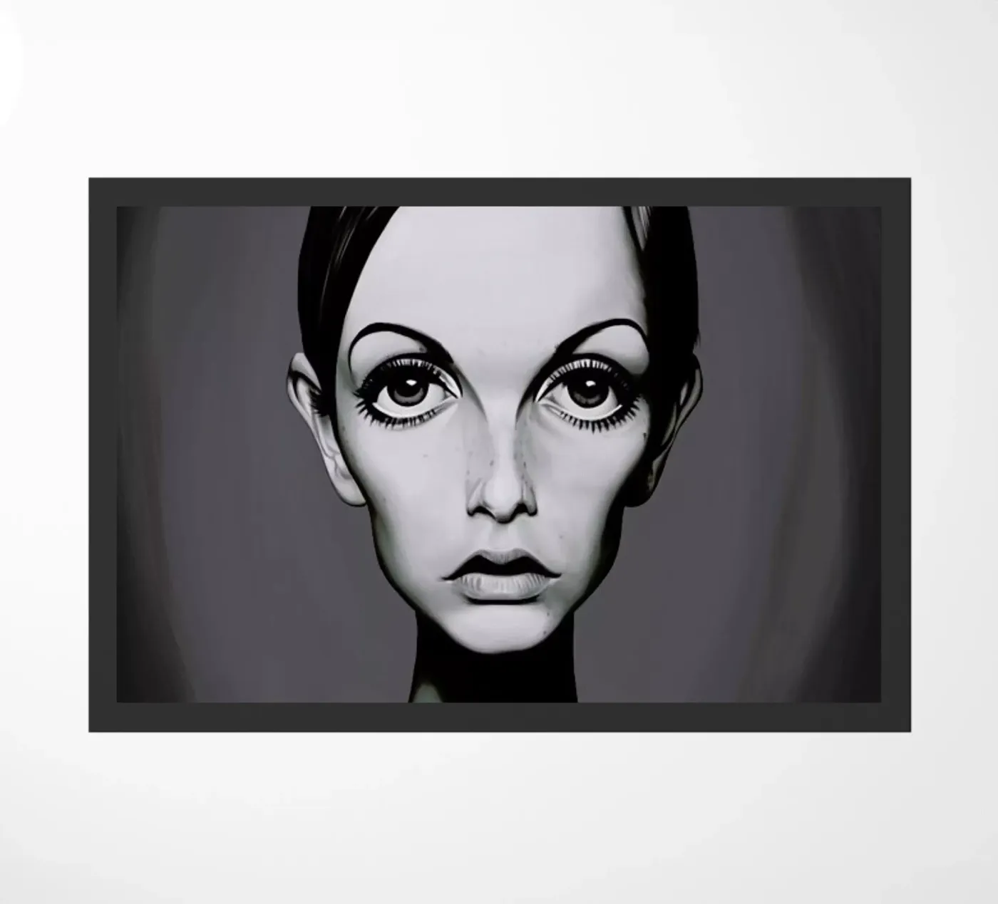 Twiggy deurmat van Rob Art | Illustration