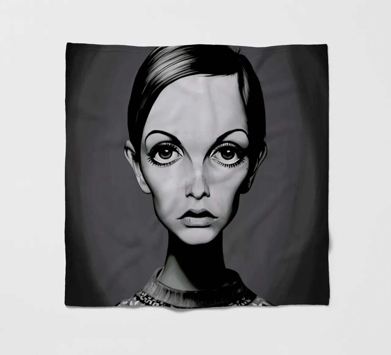 Twiggy coperta in pile da Rob Art | Illustration