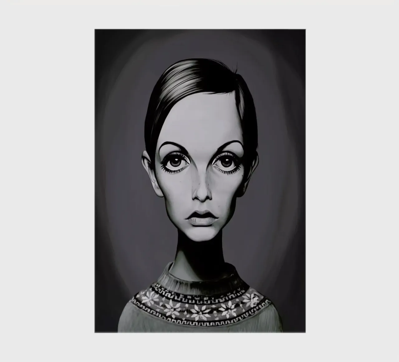 Twiggy notebook by Rob Art | Illustration
