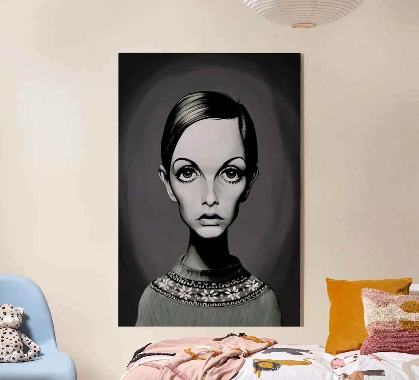 Twiggy plexiglass da Rob Art | Illustration