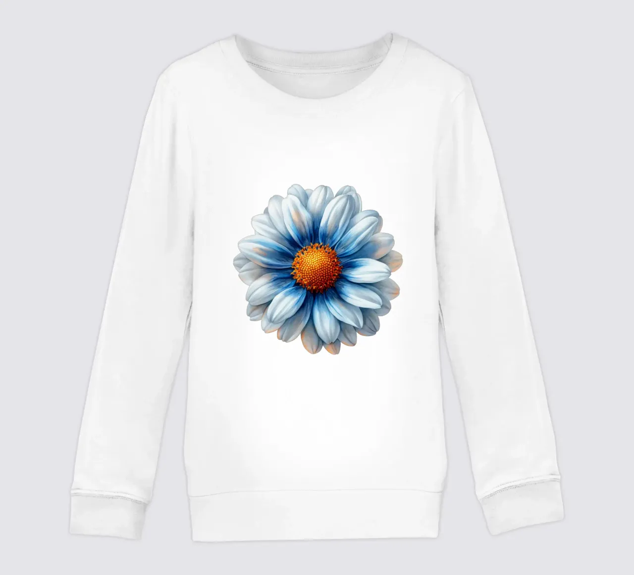 Madeliefje bloem 3 kinder sweatshirt van Bold Blooms