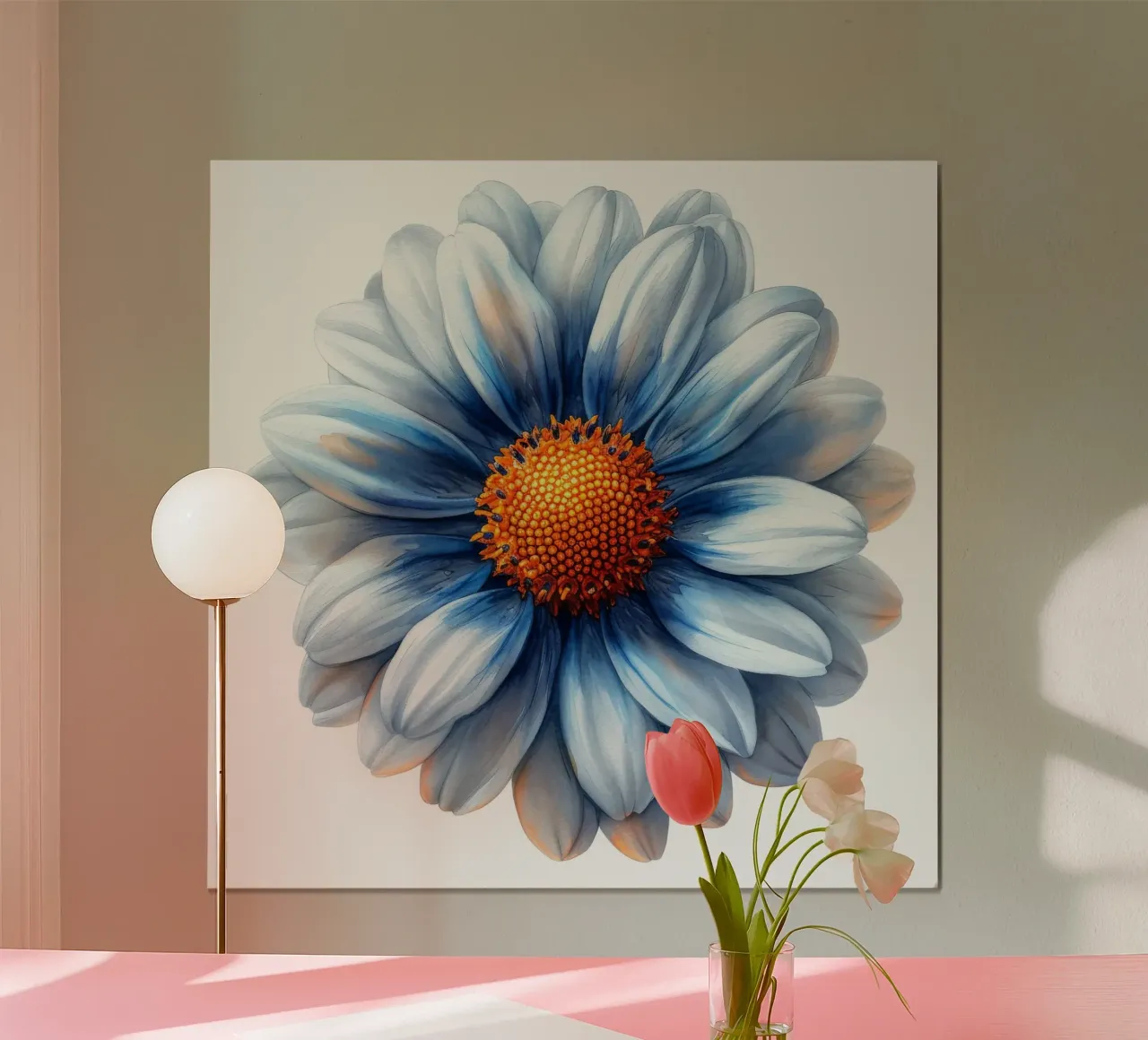 Fiore di margherita 3 poster con telaio in alluminio da Bold Blooms