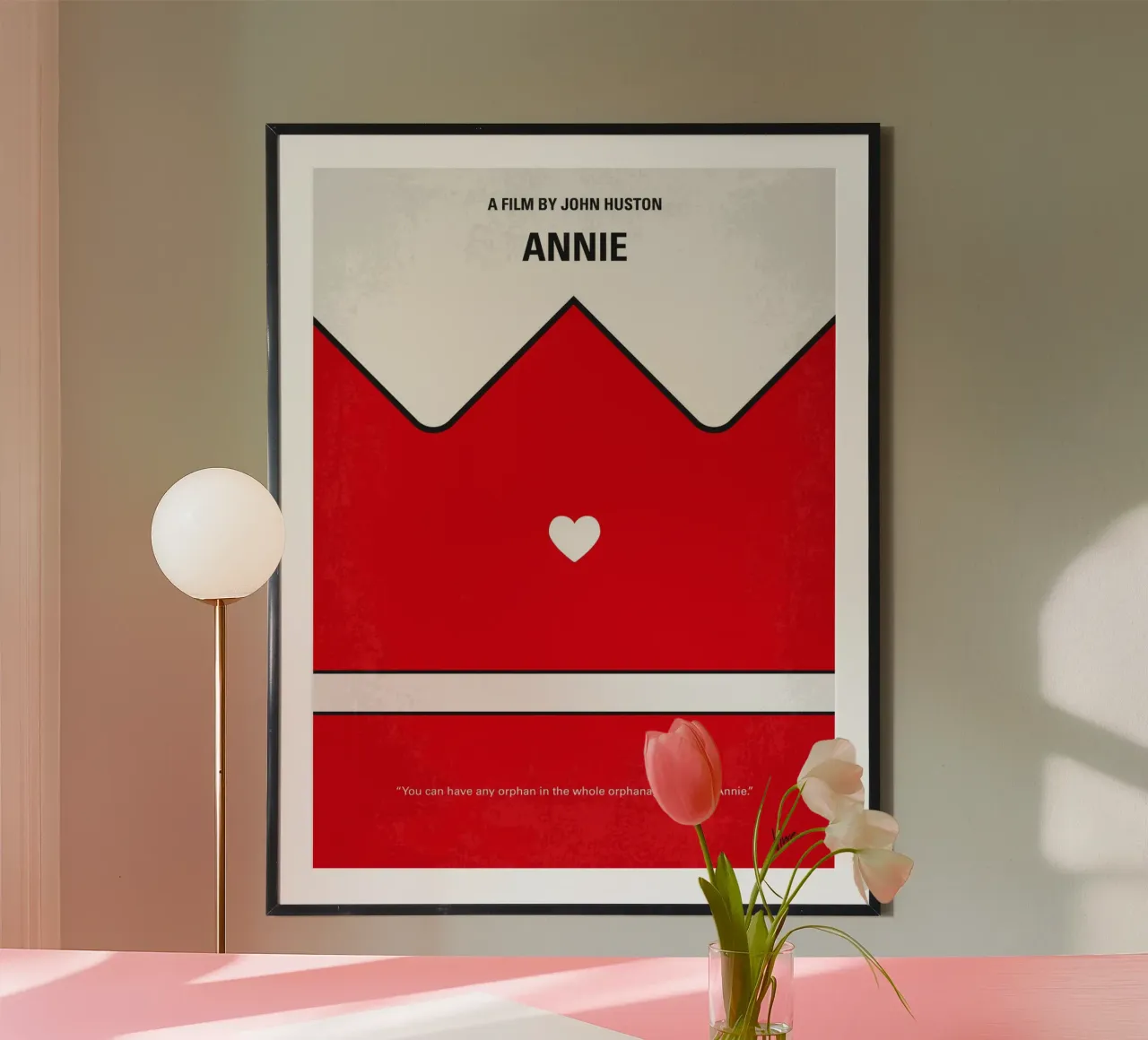 No1027 My Annie minimal movie poster poster con telaio in alluminio da Chungkong