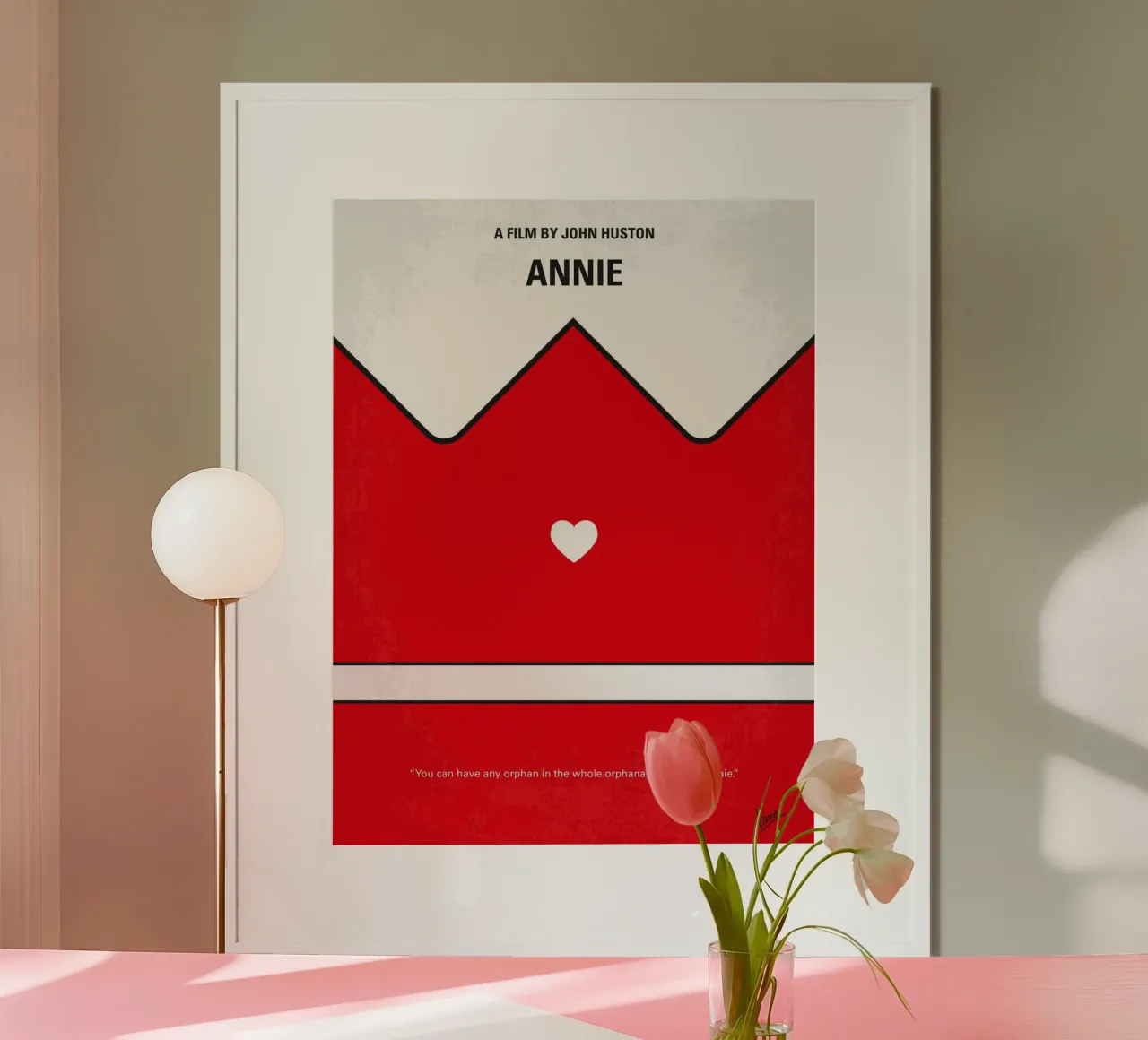 No1027 My Annie minimal movie poster poster con telaio in alluminio da Chungkong