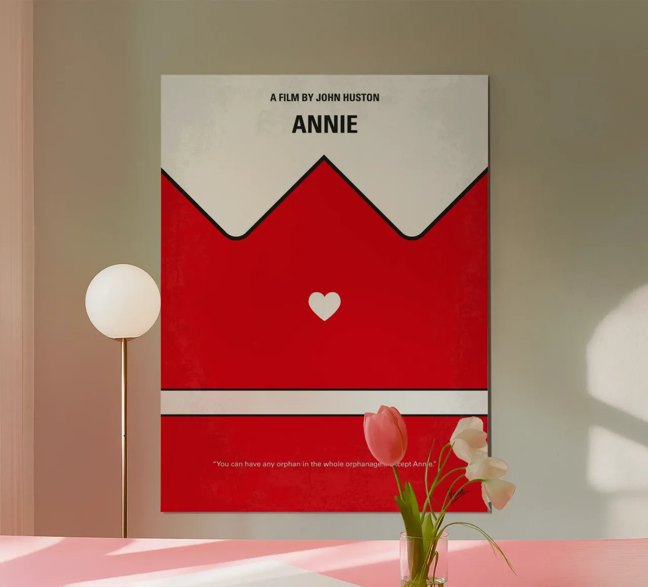 No1027 My Annie minimal movie poster poster con telaio in alluminio da Chungkong