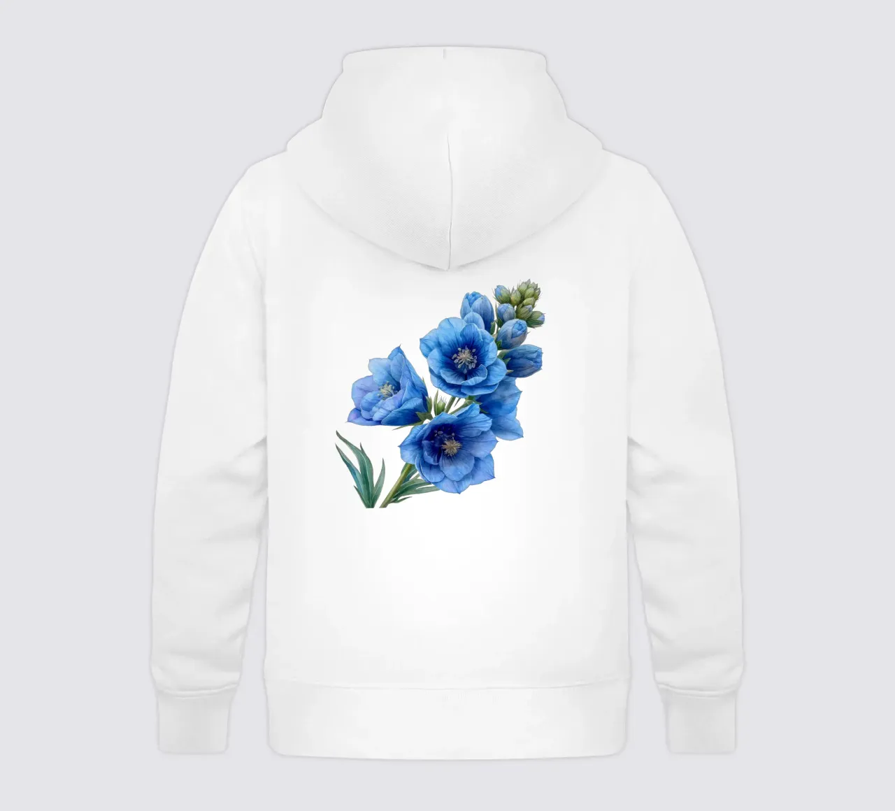 Fiore di delphinium 2 felpa bambino con cappuccio da Bold Blooms