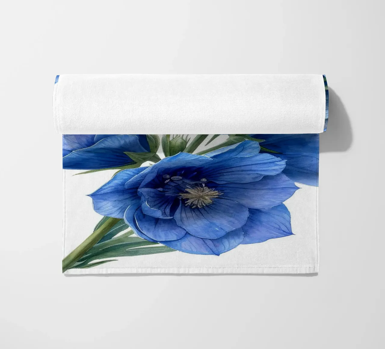 Fiore di delphinium 2 telo mare da Bold Blooms