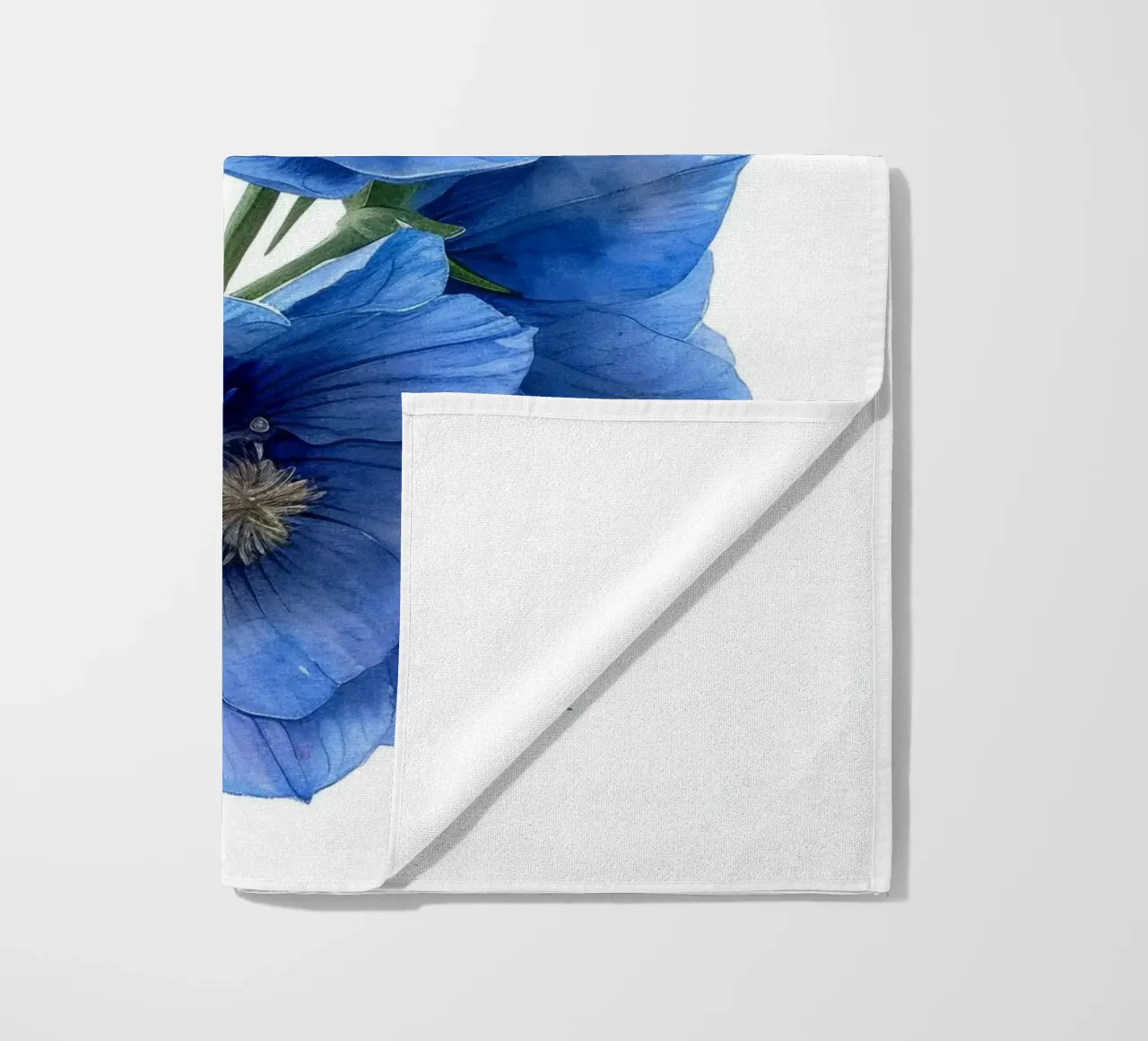 Fiore di delphinium 2 telo mare da Bold Blooms