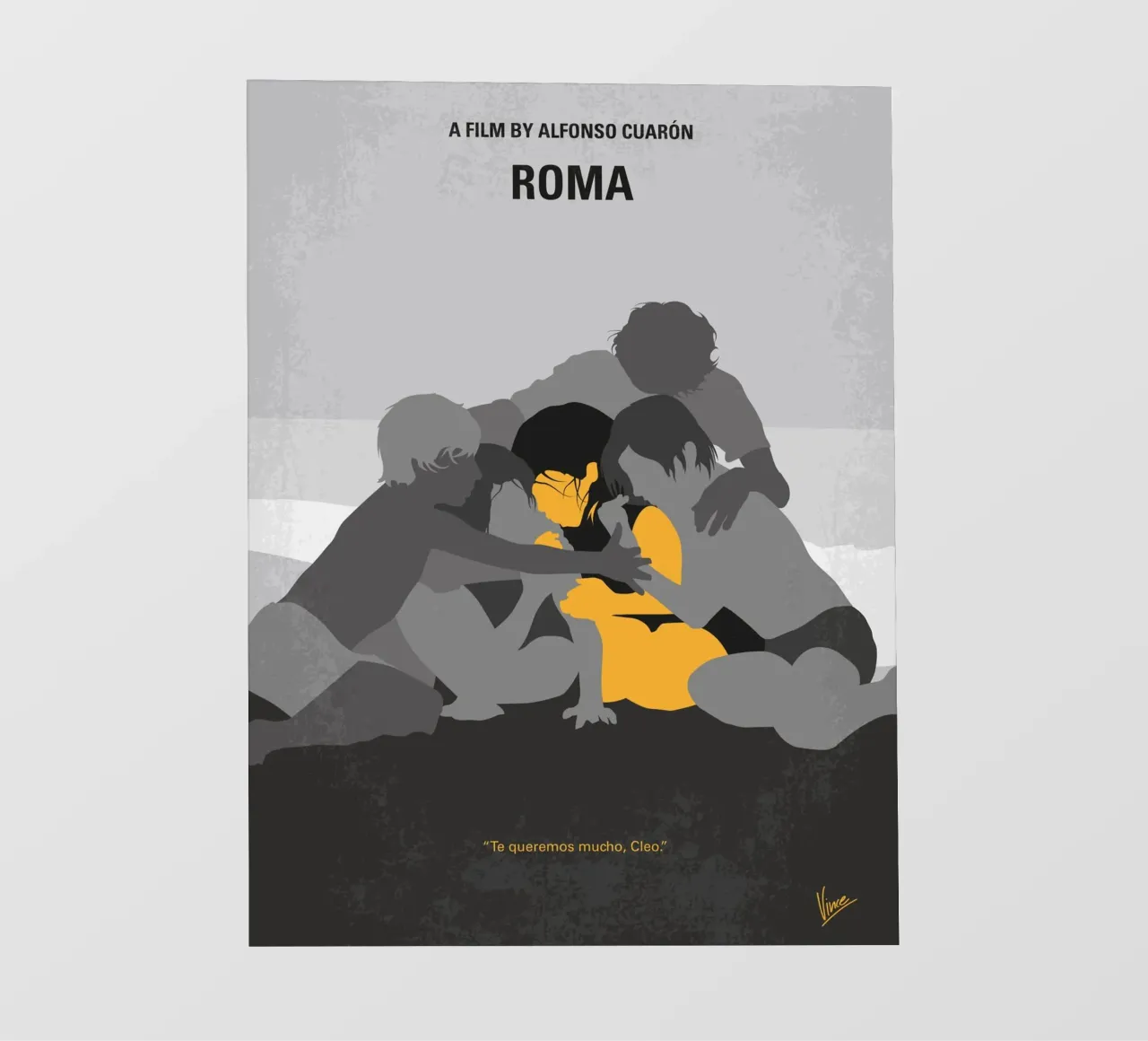 No1035 My Roma minimal movie poster telo in pvc da Chungkong