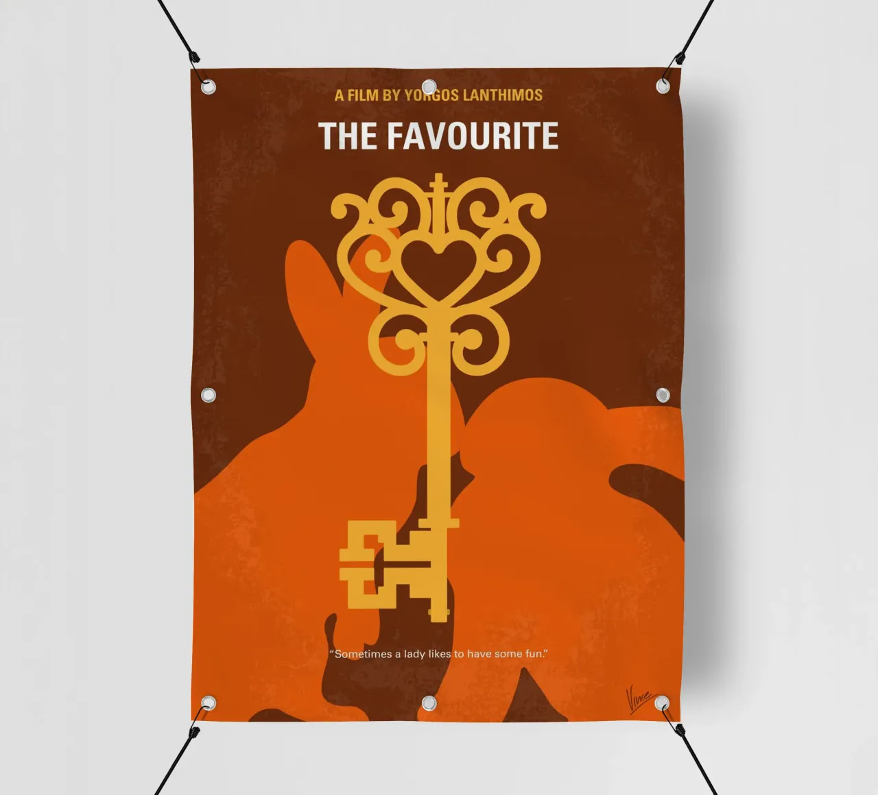 No1037 My The Favourite minimal movie poster telo in pvc da Chungkong