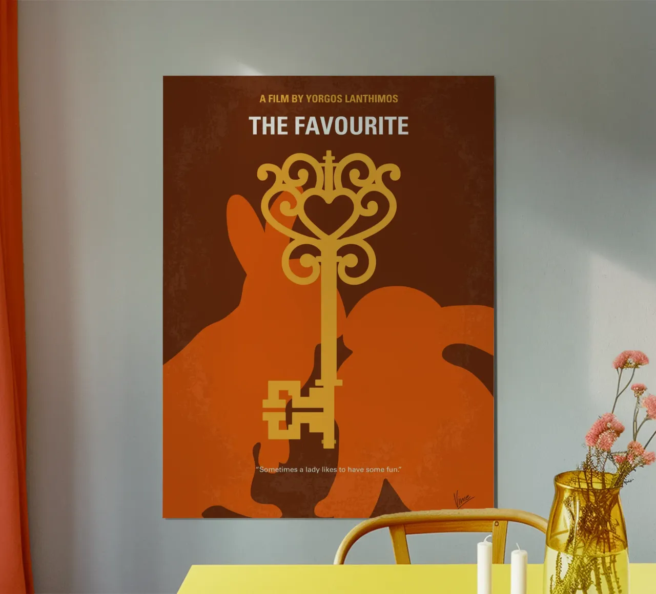 No1037 My The Favourite minimal movie poster poster con telaio in plastica da Chungkong