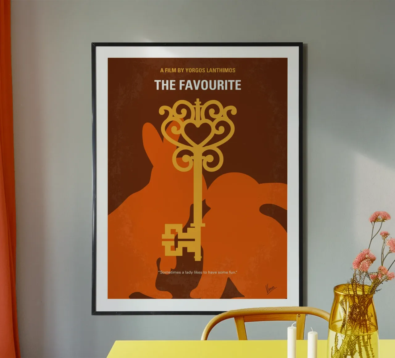 No1037 My The Favourite minimal movie poster poster con telaio in plastica da Chungkong