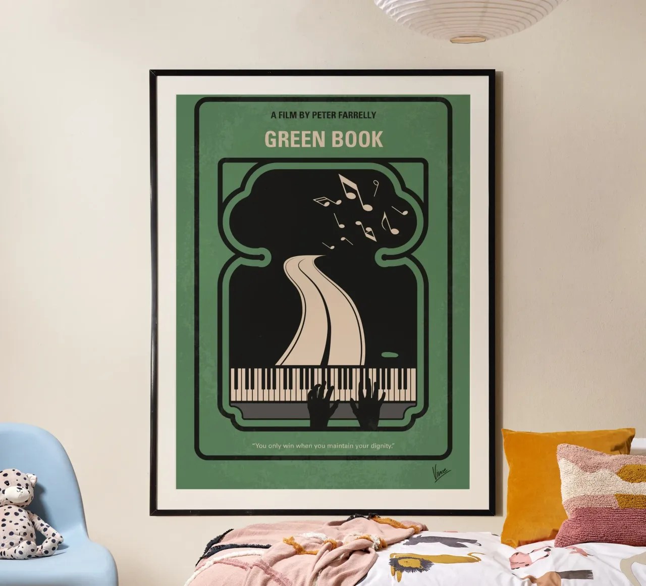 No1039 My Green Book minimal movie poster poster con telaio in alluminio da Chungkong