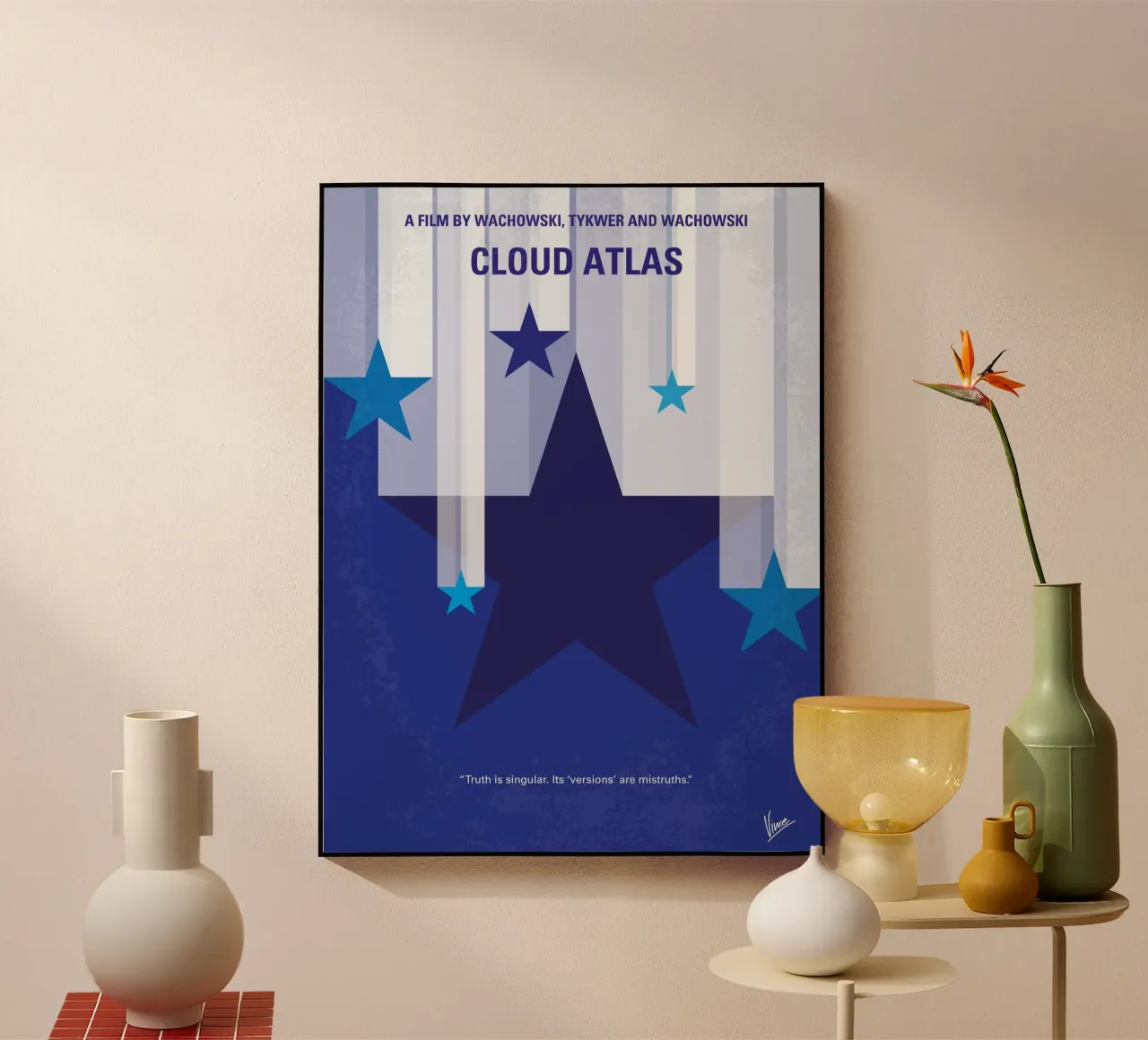 No1041 My Cloud Atlas minimal movie poster plexiglass da Chungkong