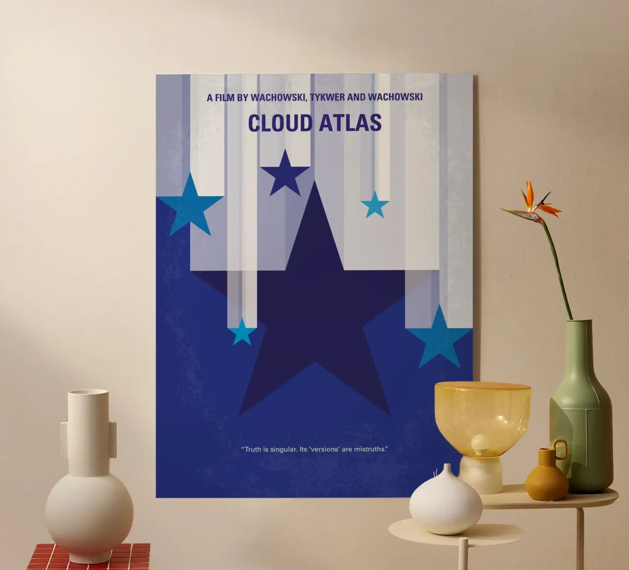 No1041 My Cloud Atlas minimal movie poster plexiglass da Chungkong