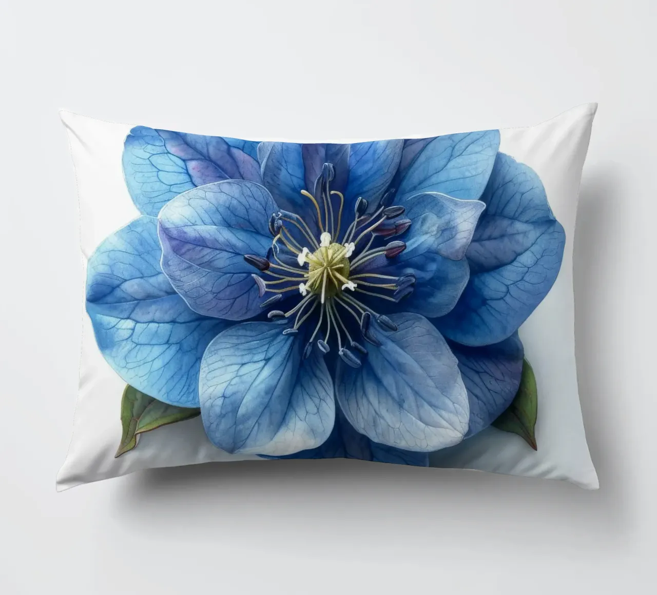 Fiore di delphinium 3 cuscino da Bold Blooms