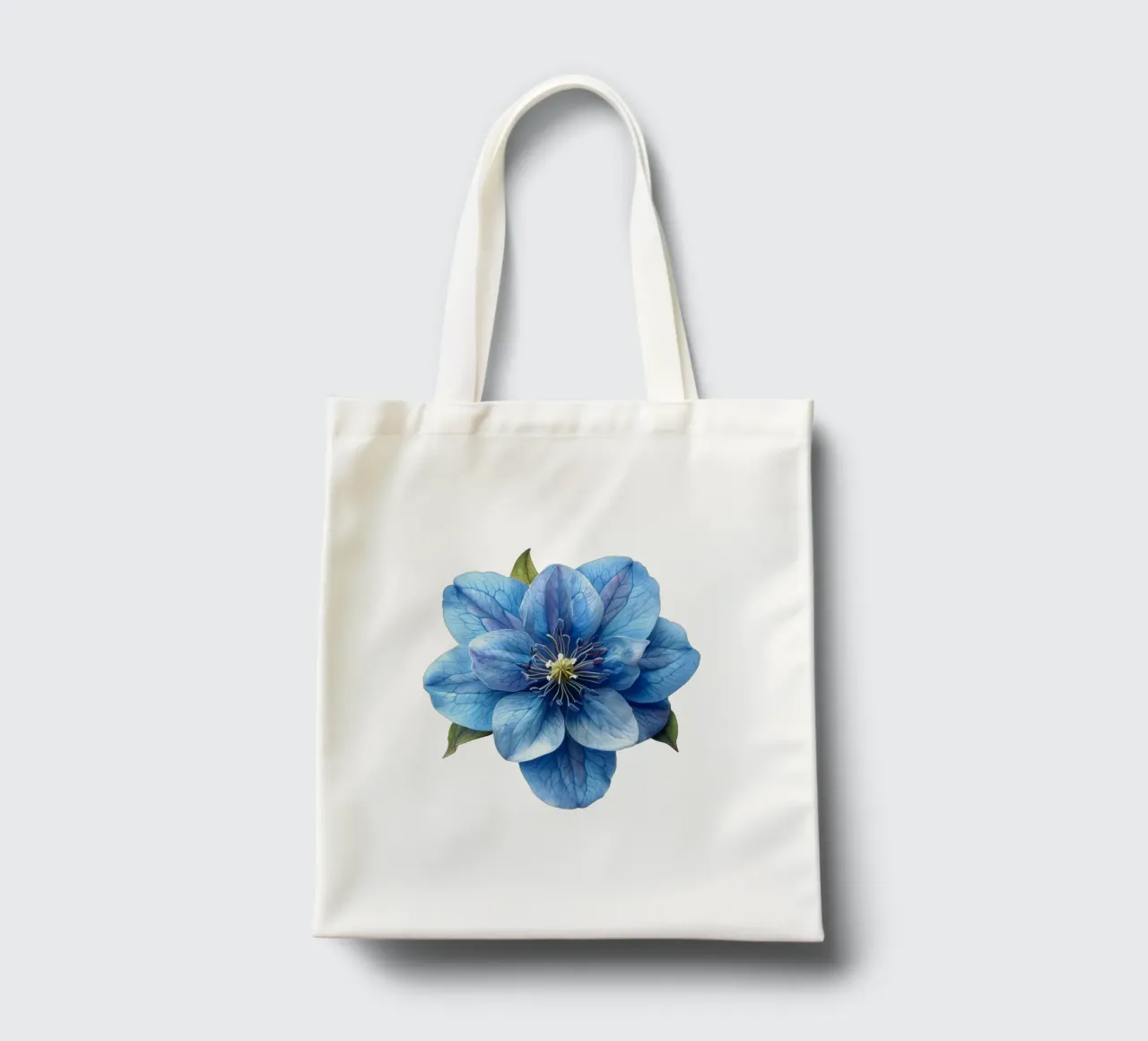 Fiore di delphinium 3 borsa in juta da Bold Blooms