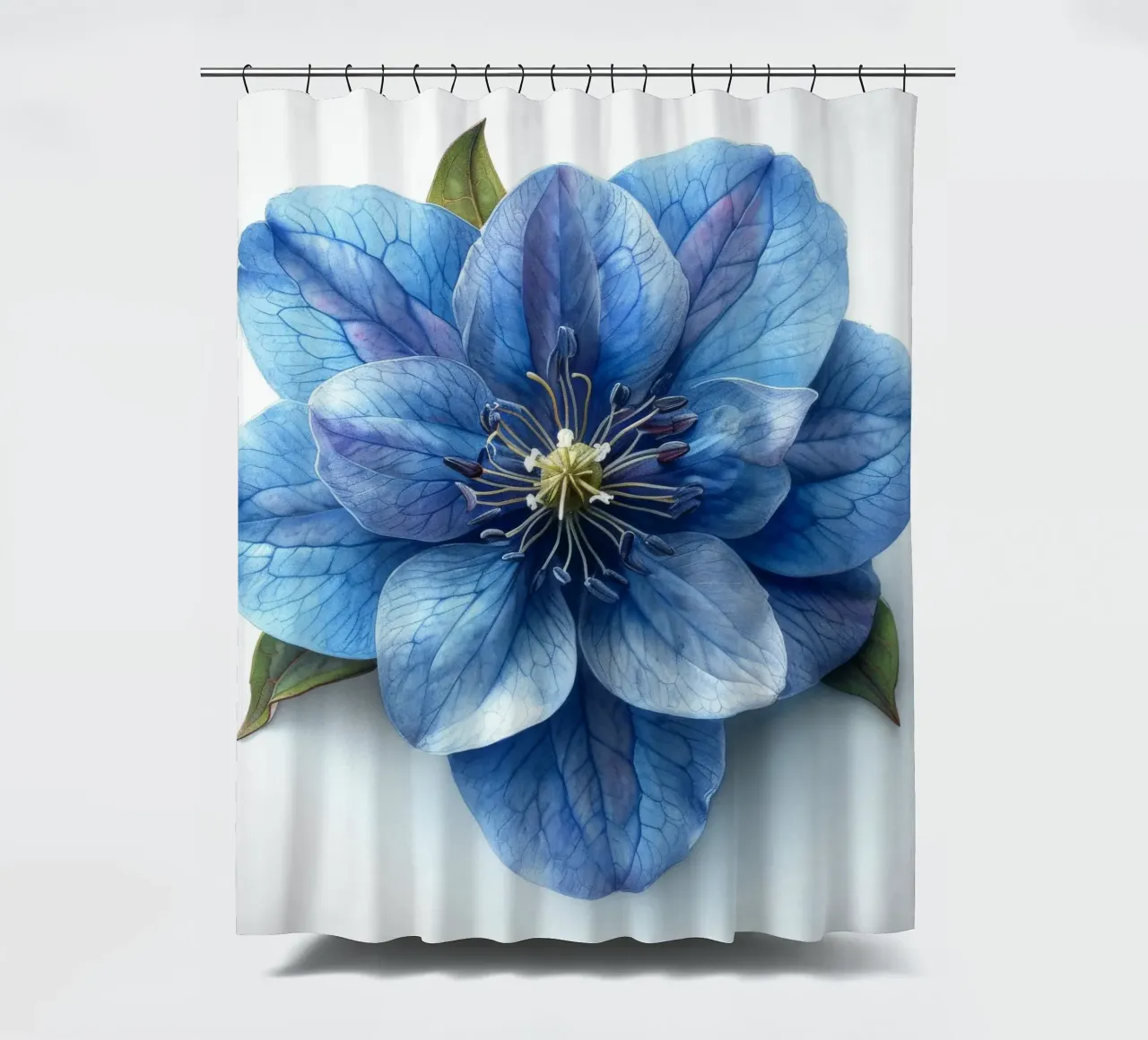 Fiore di delphinium 3 tenda da doccia da Bold Blooms