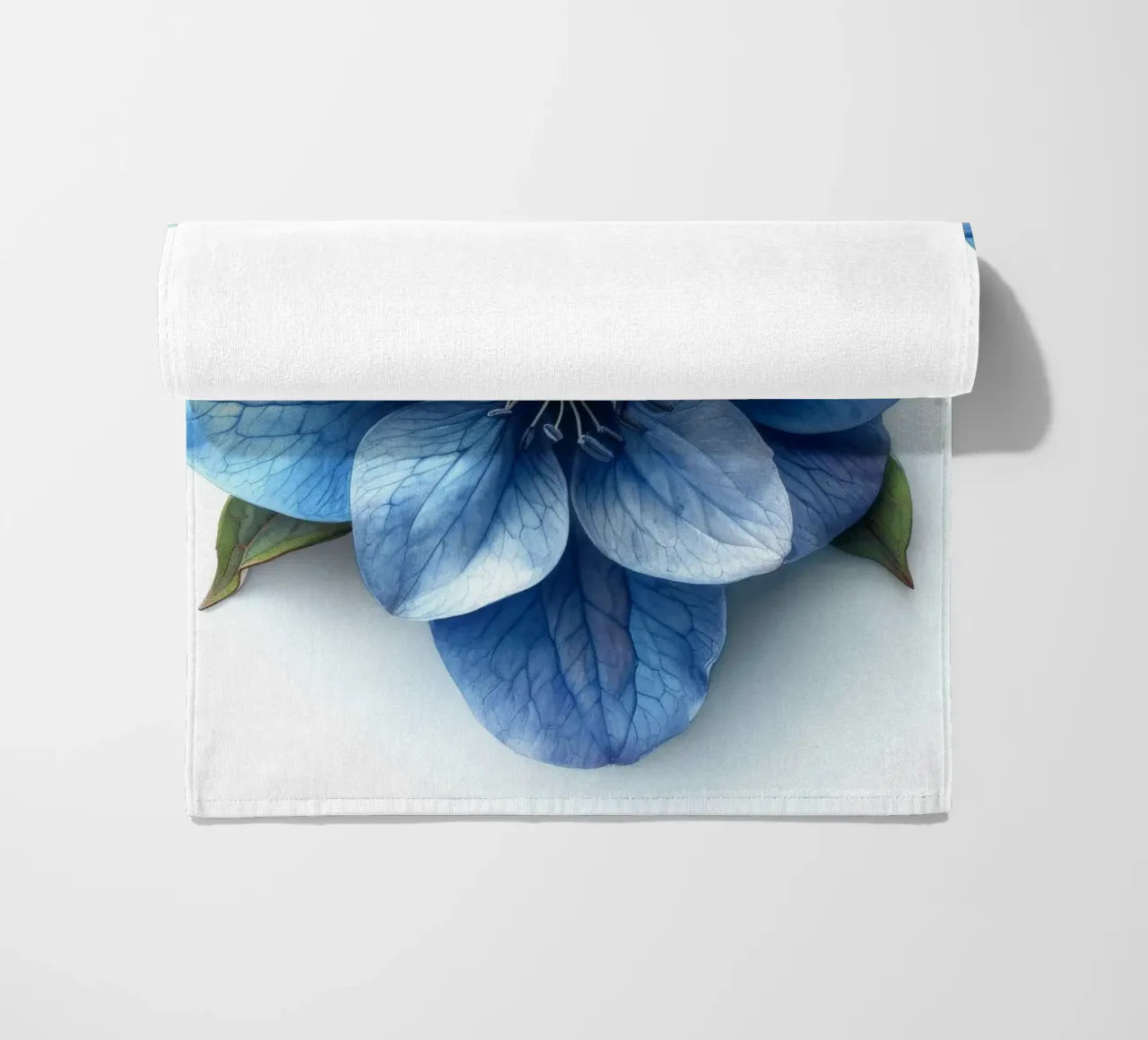 Fiore di delphinium 3 telo mare da Bold Blooms