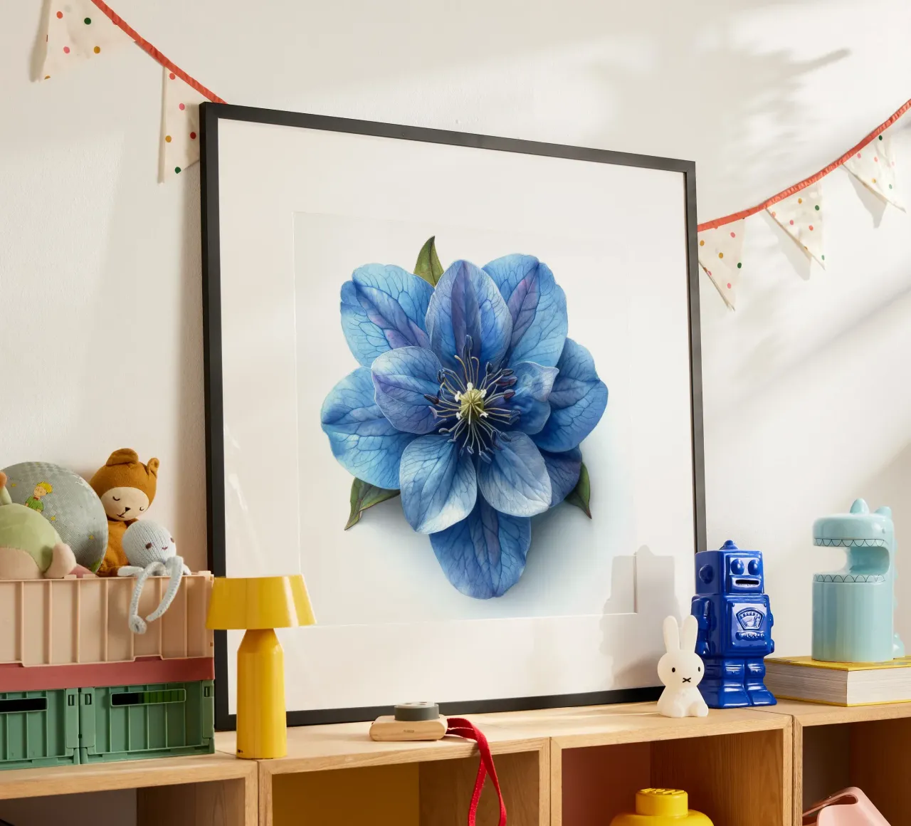 Fiore di delphinium 3 carta hahnemühle da Bold Blooms