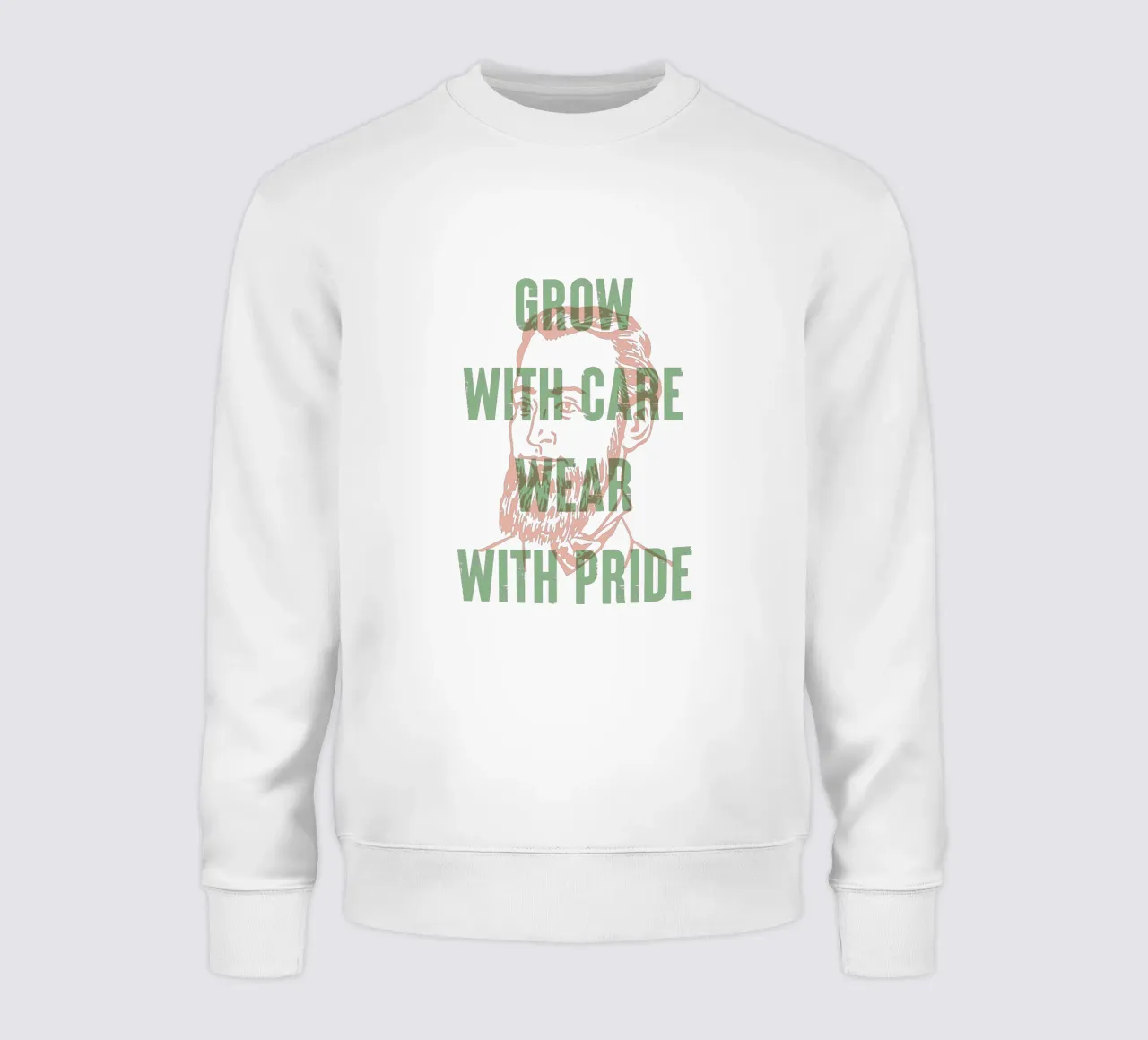 Crescere con cura e indossare con orgoglio felpa da Vintagrafica