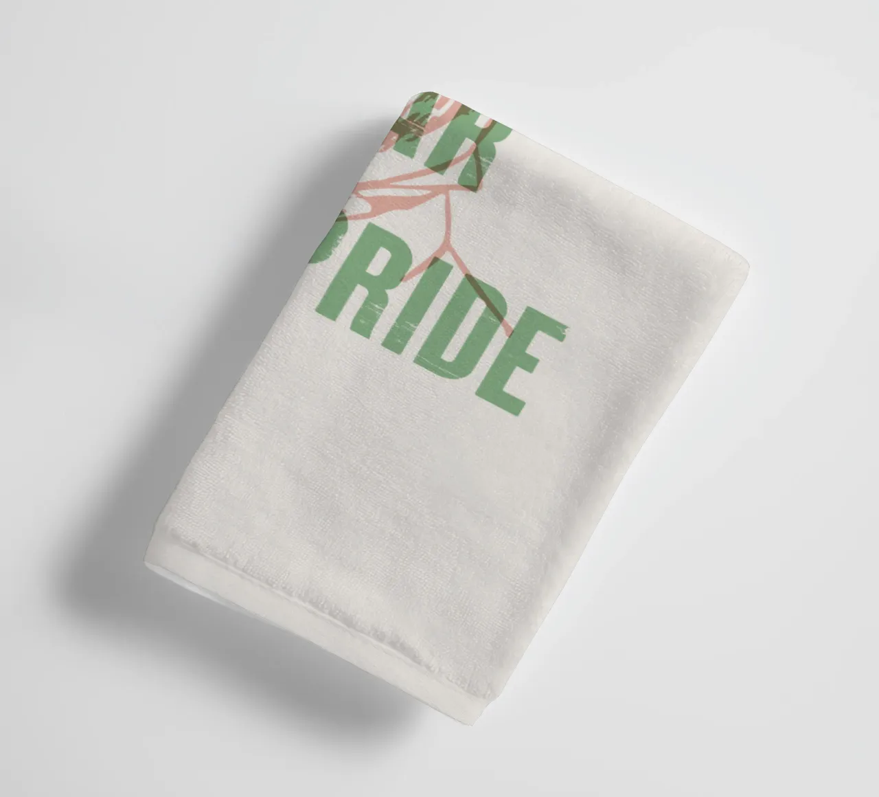 Crescere con cura e indossare con orgoglio asciugamano da bagno da Vintagrafica