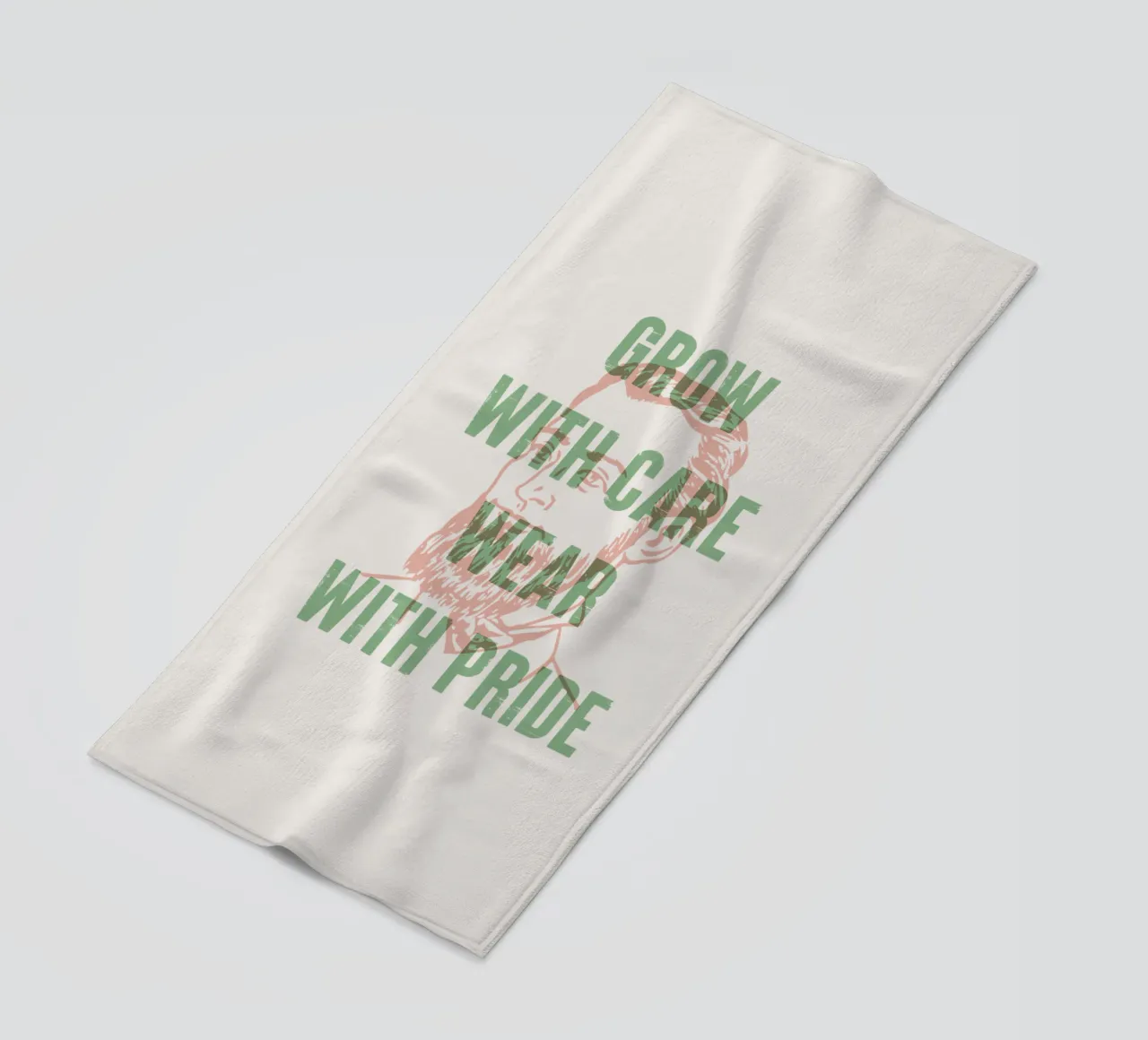 Crescere con cura e indossare con orgoglio telo mare da Vintagrafica