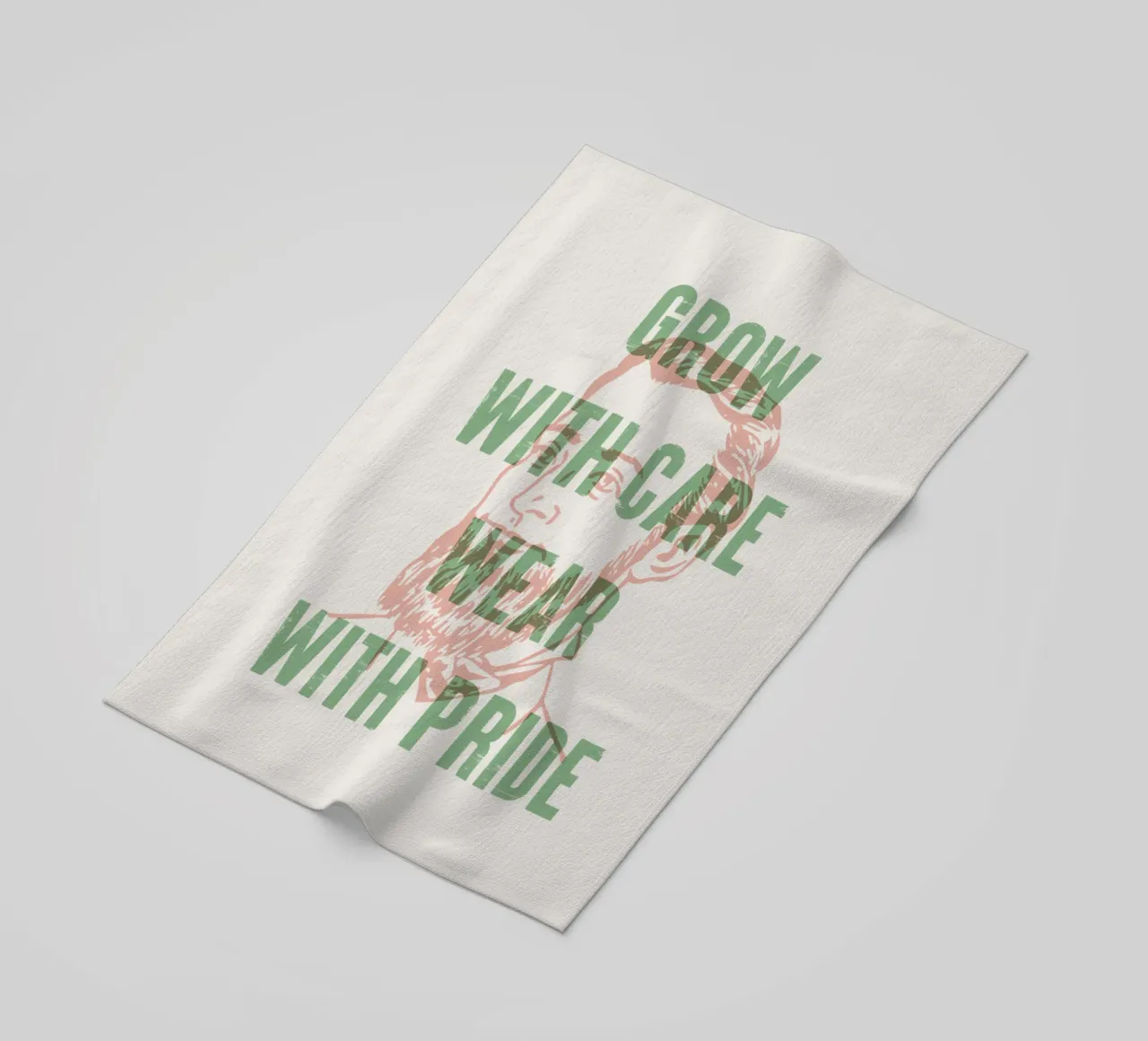 Crescere con cura e indossare con orgoglio telo mare da Vintagrafica