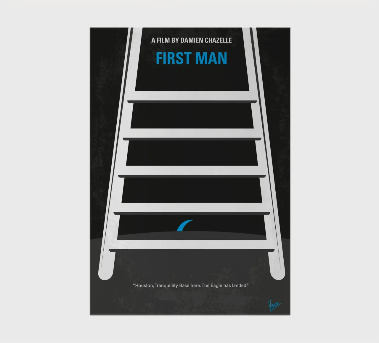 No1045 My First Man minimal movie poster notebook by Chungkong