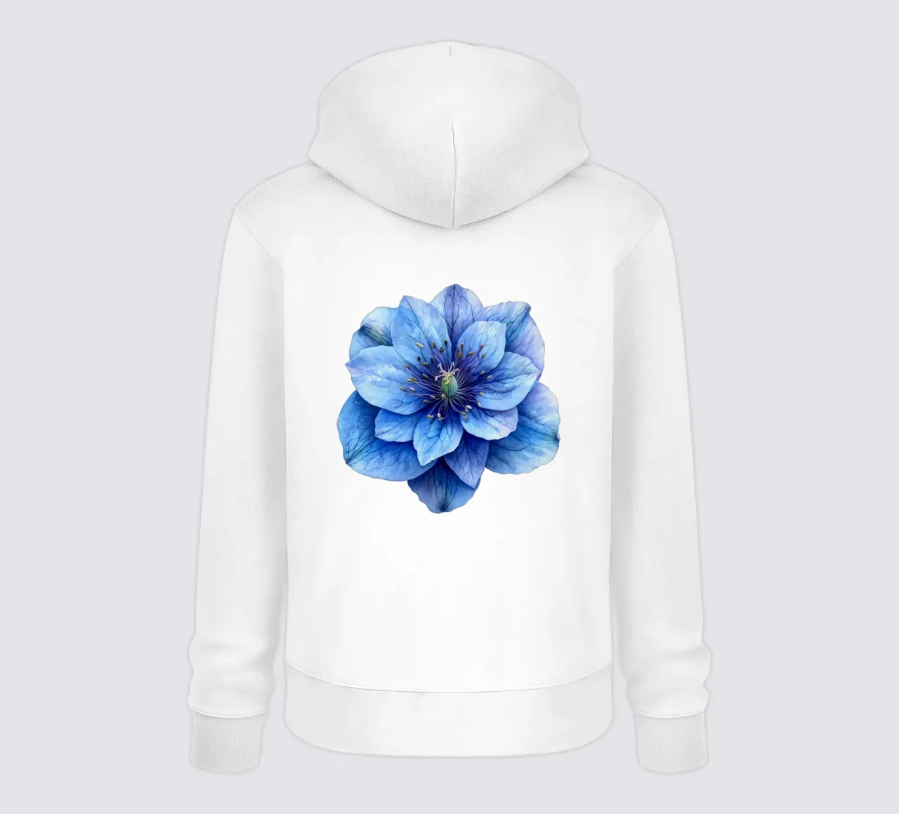 Fiore di delphinium 4 felpa con cappuccio da Bold Blooms