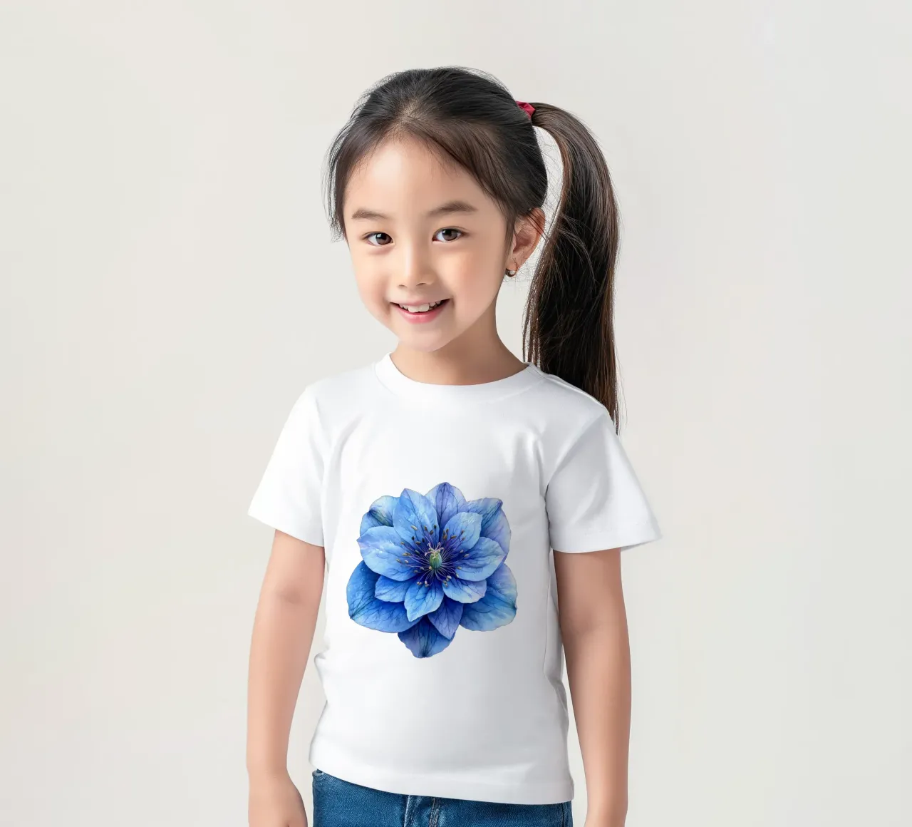 Fiore di delphinium 4 t-shirt bambini da Bold Blooms