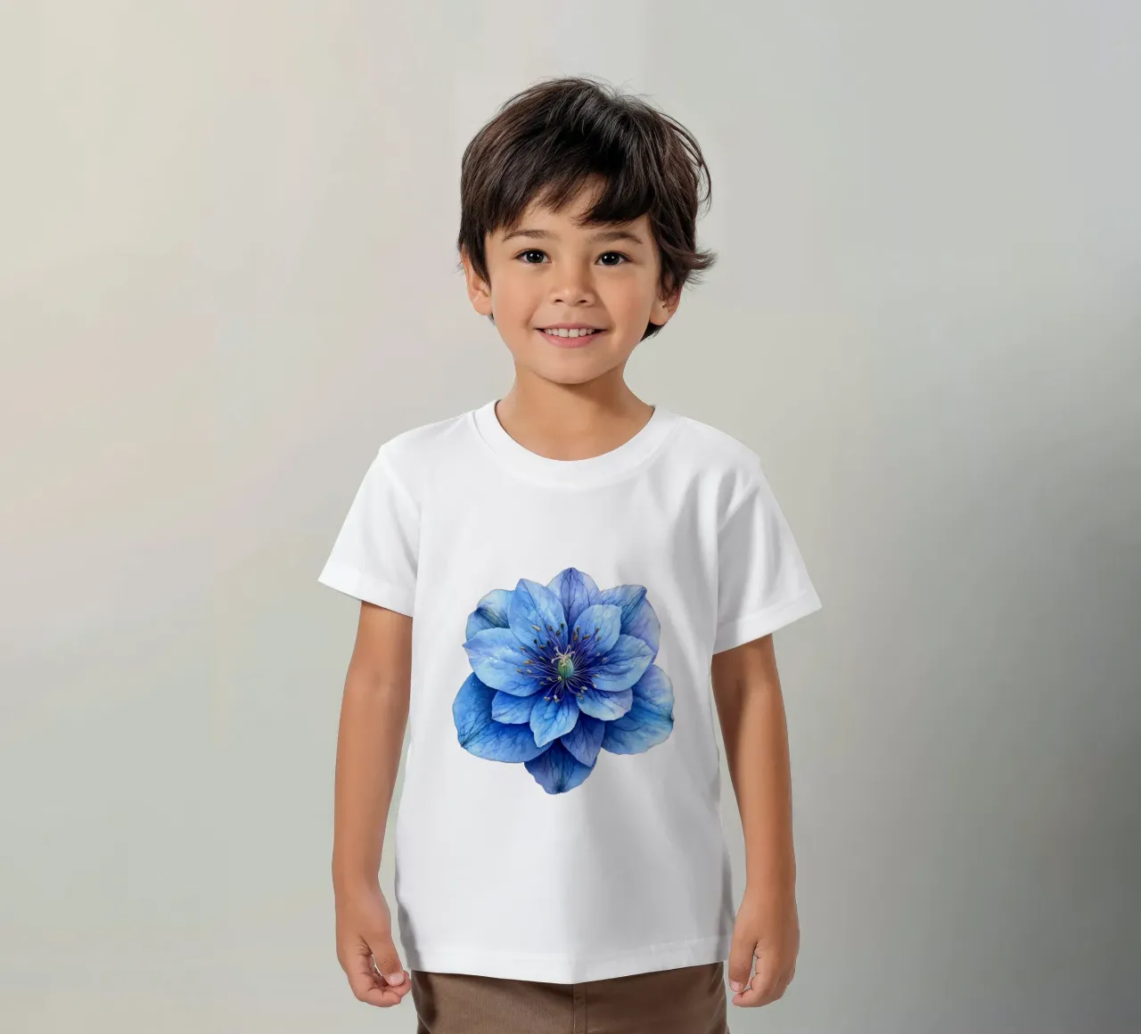 Fiore di delphinium 4 t-shirt bambini da Bold Blooms