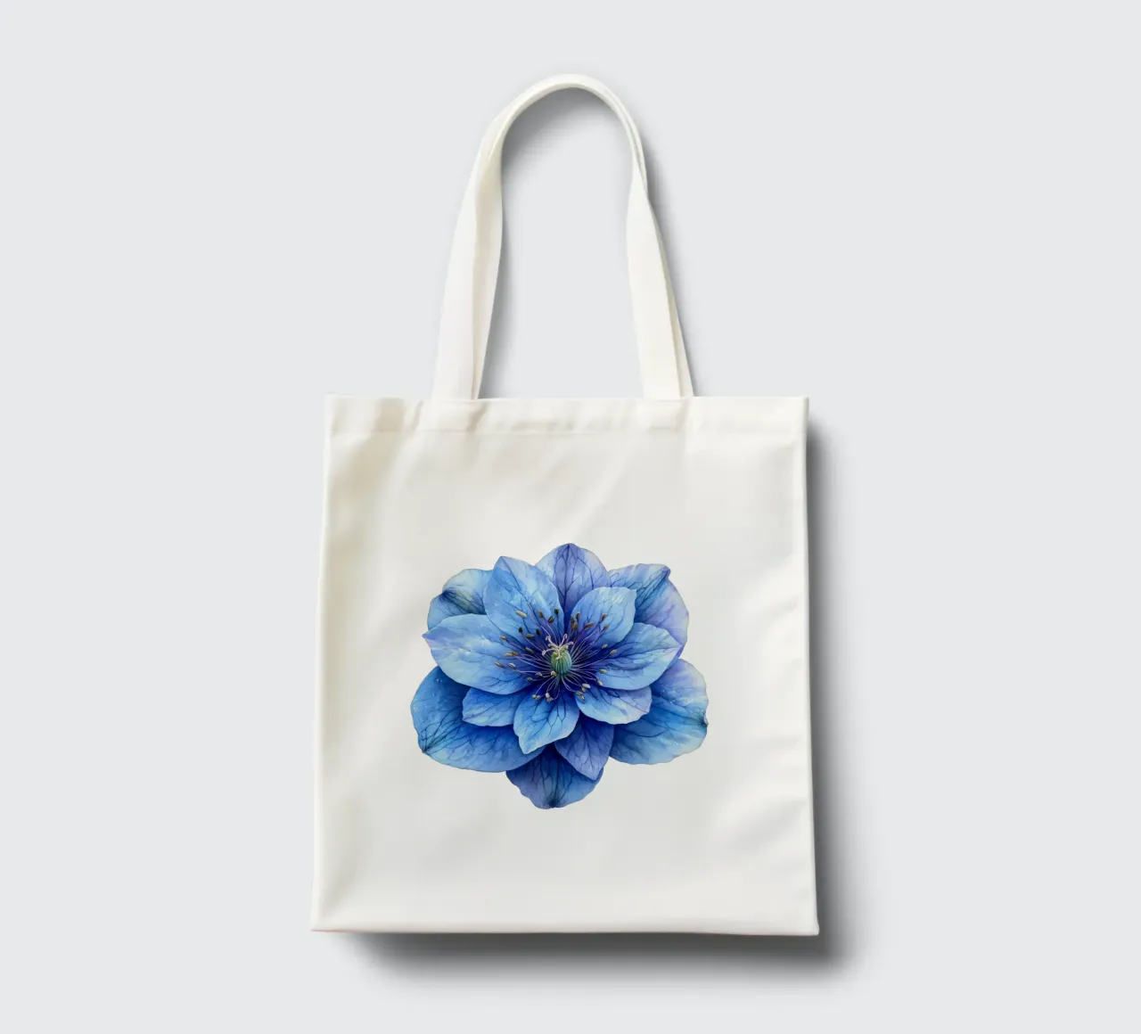 Fiore di delphinium 4 borsa in juta da Bold Blooms