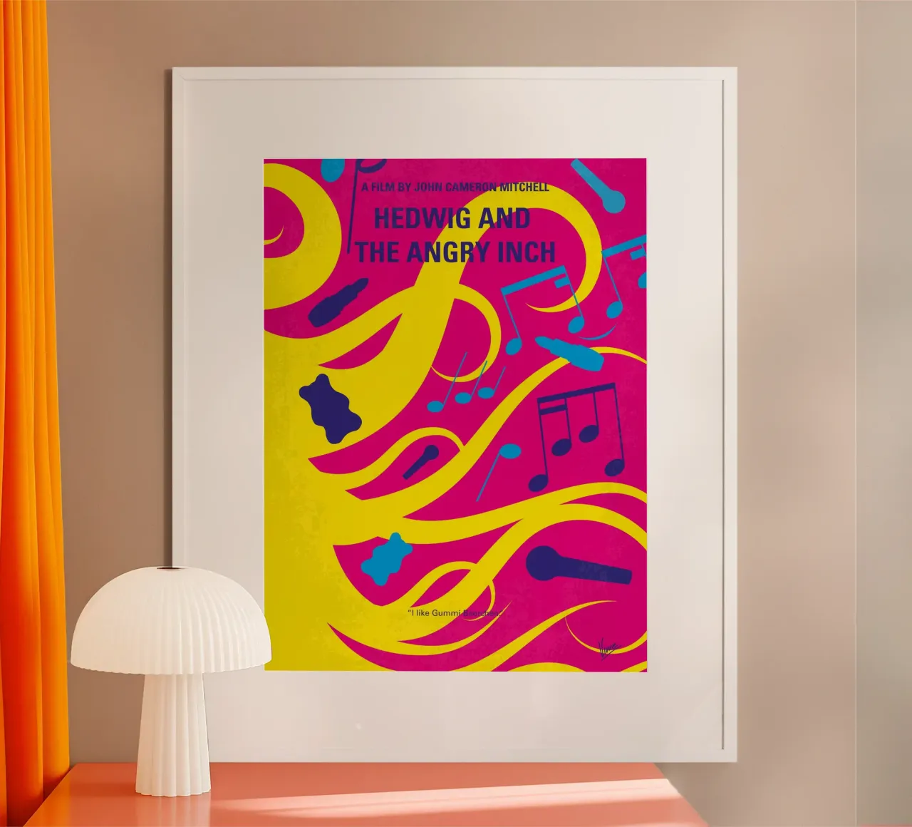 No1046 My Hedwig and the Angry Inch minimal movie poster poster da Chungkong