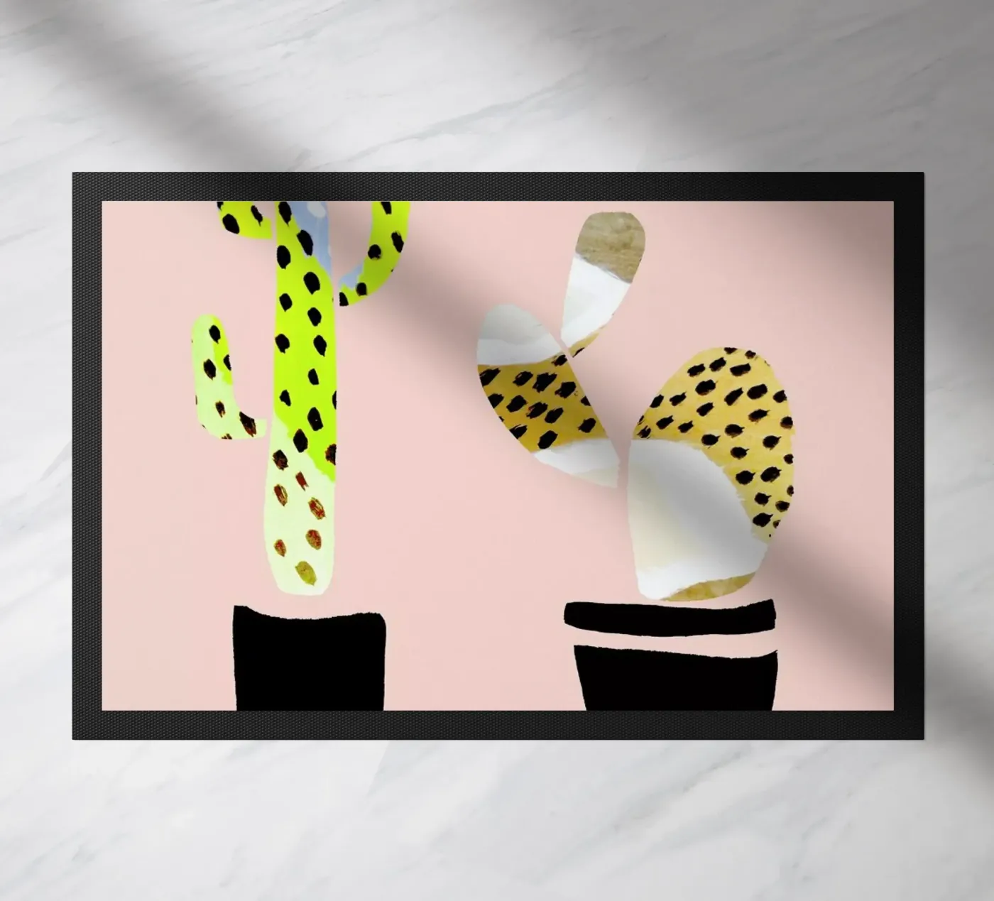 Cactus deurmat van Farina Kuklinski