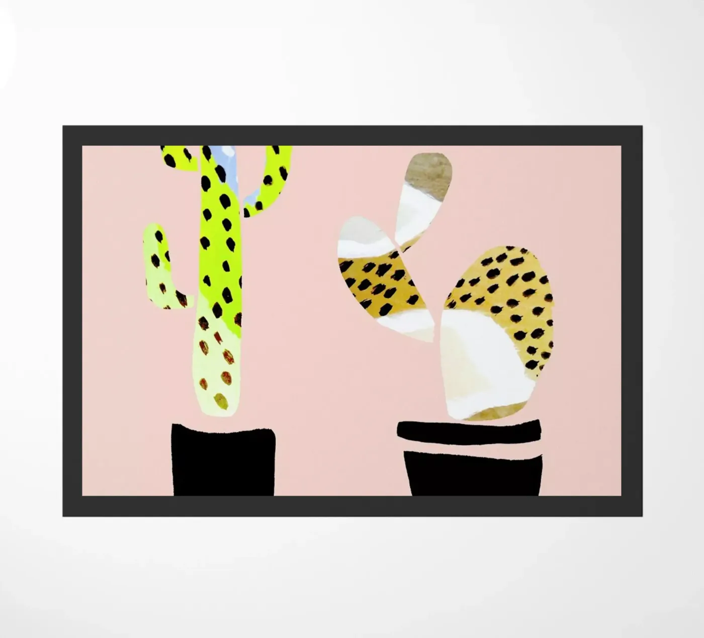 Cactus deurmat van Farina Kuklinski