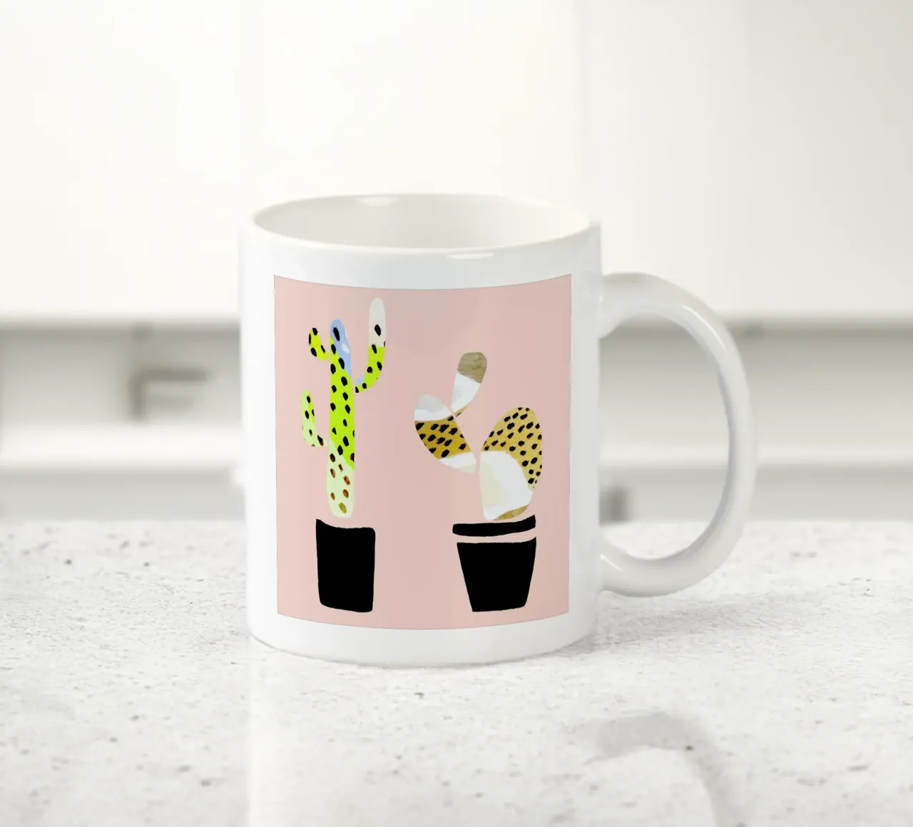 Cactus tazza in ceramica da Farina Kuklinski