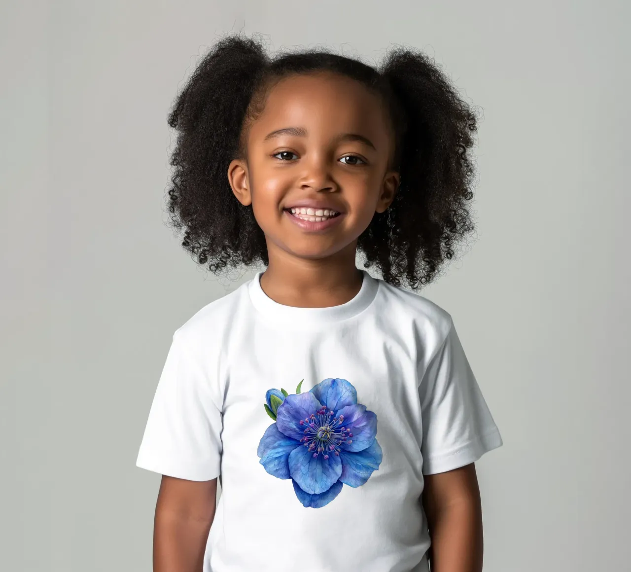 Fiore di delphinium 1 t-shirt bambini da Bold Blooms