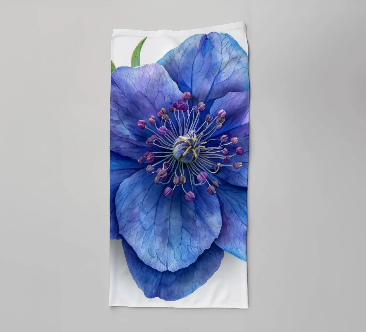 Fiore di delphinium 1 asciugamano da bagno da Bold Blooms