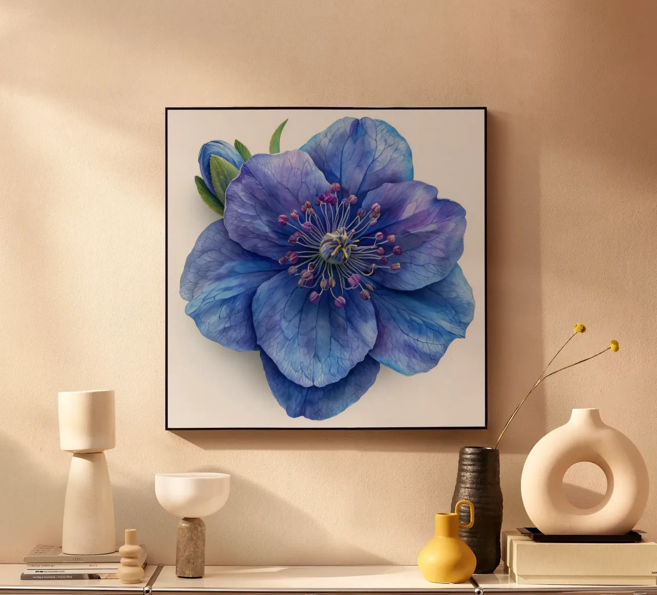 Fiore di delphinium 1 plexiglass da Bold Blooms