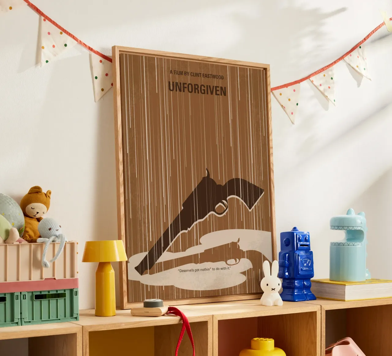 No1050 My UNFORGIVEN minimal movie poster plexiglass da Chungkong