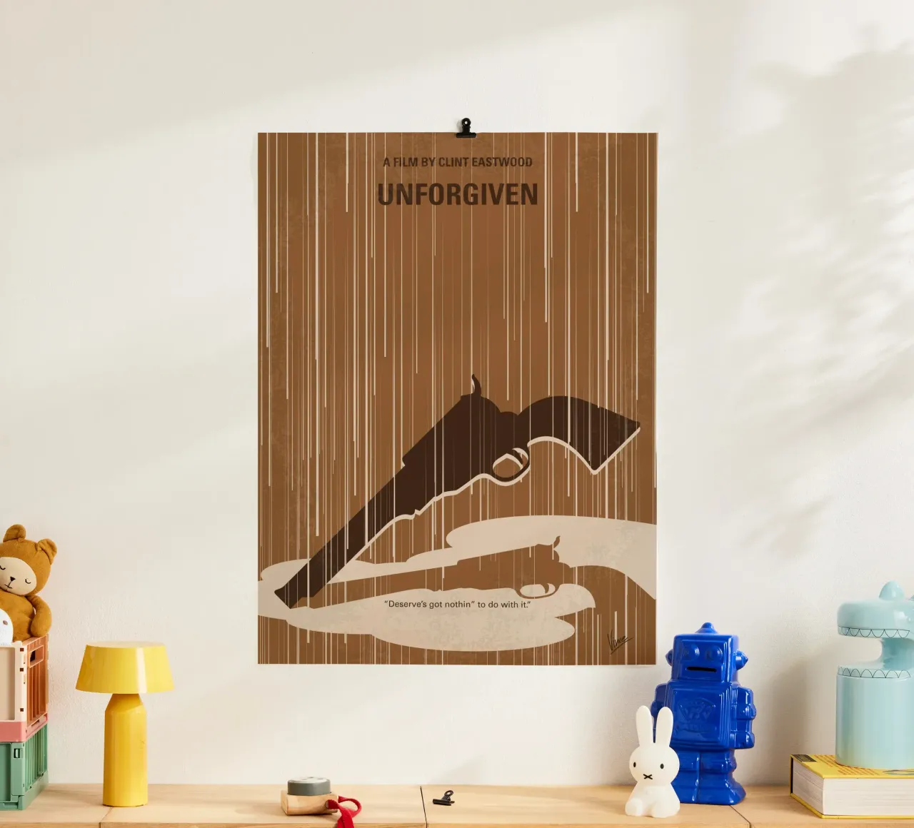 No1050 My UNFORGIVEN minimal movie poster poster da Chungkong