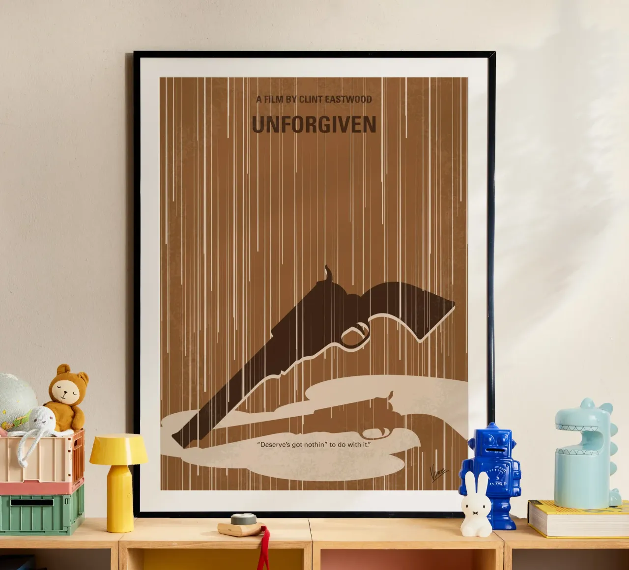 No1050 My UNFORGIVEN minimal movie poster poster da Chungkong