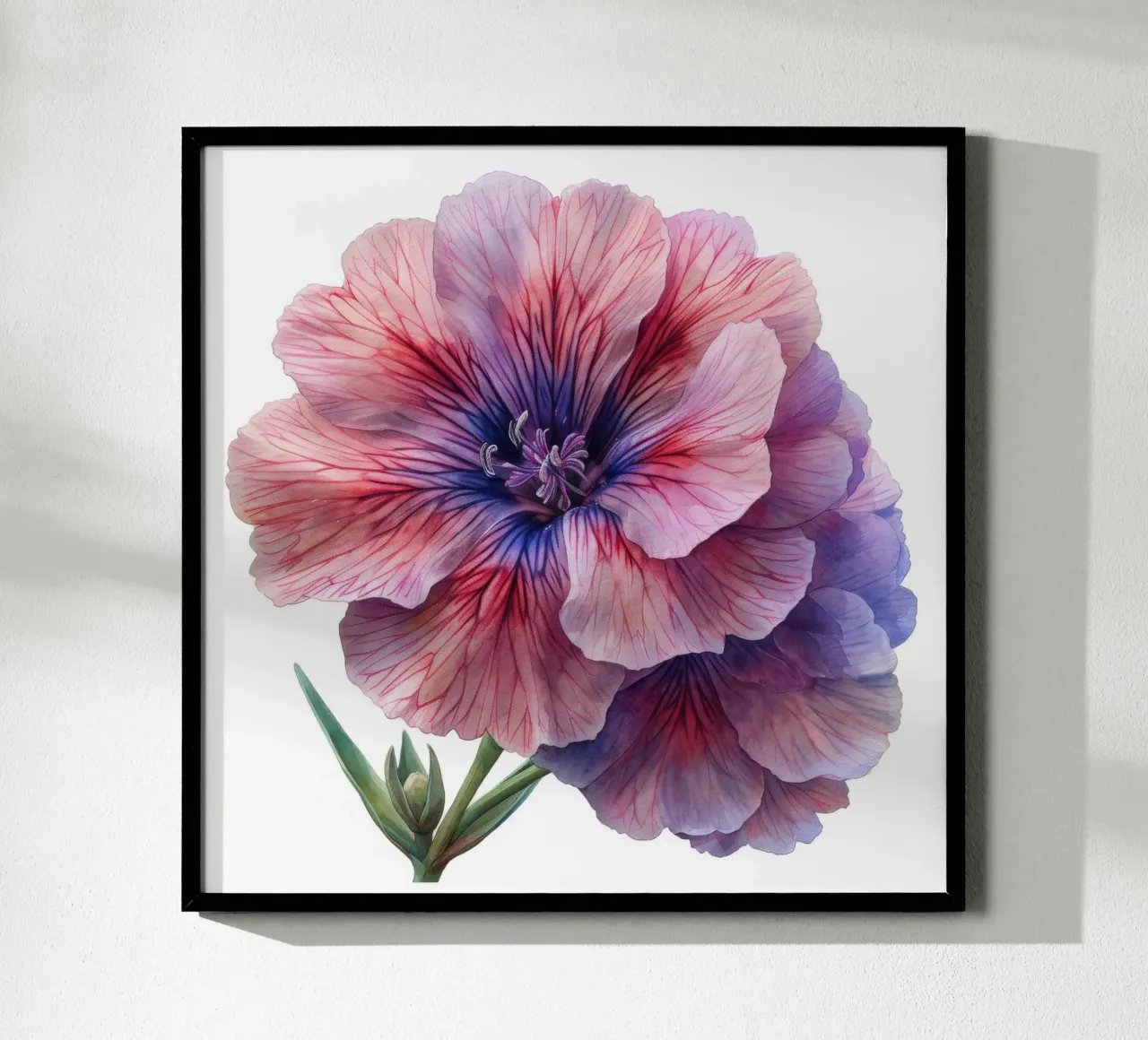 Fiore di dianthus 2 poster con telaio in plastica da Bold Blooms