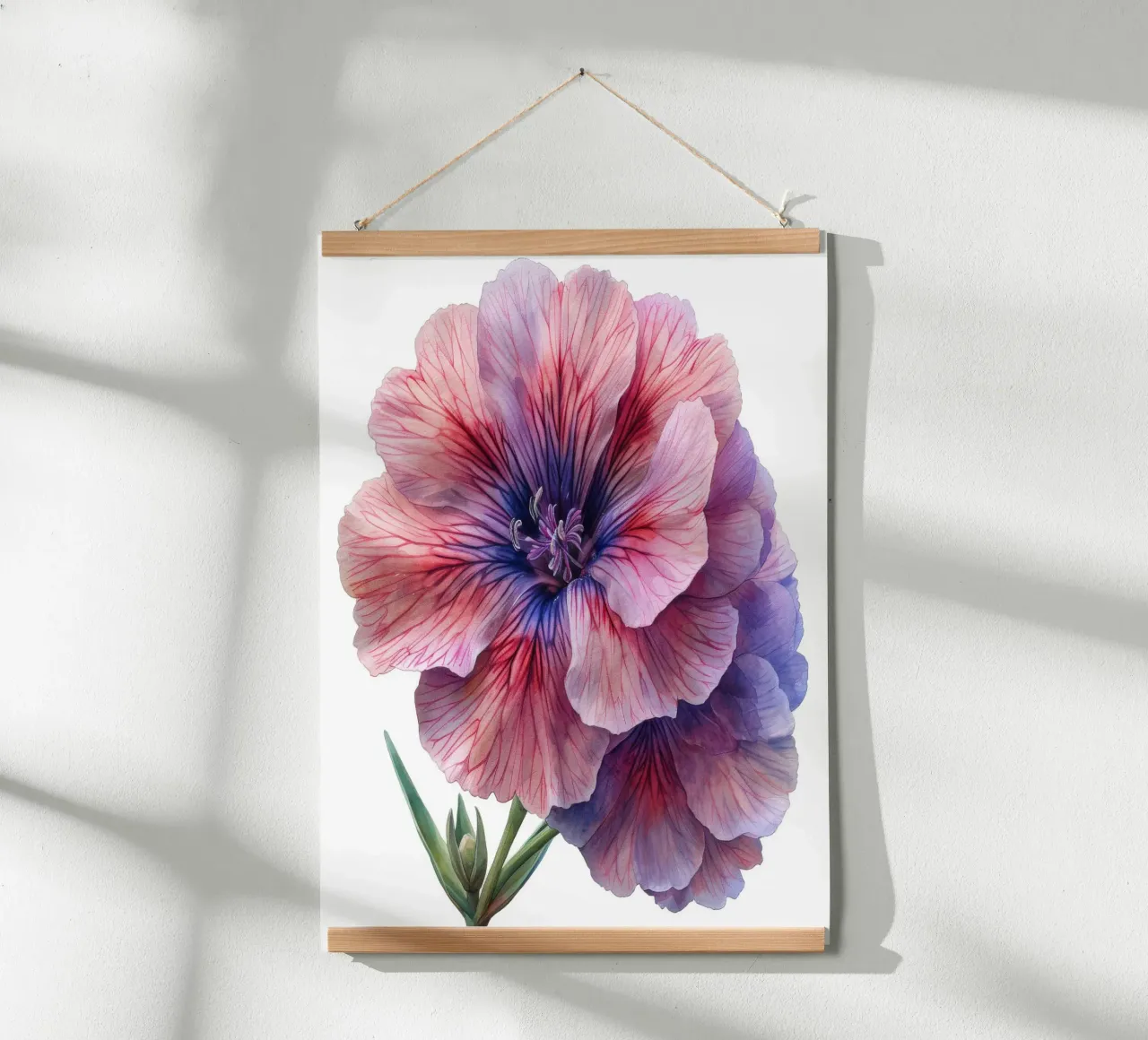 Fiore di dianthus 2 poster con telaio in plastica da Bold Blooms