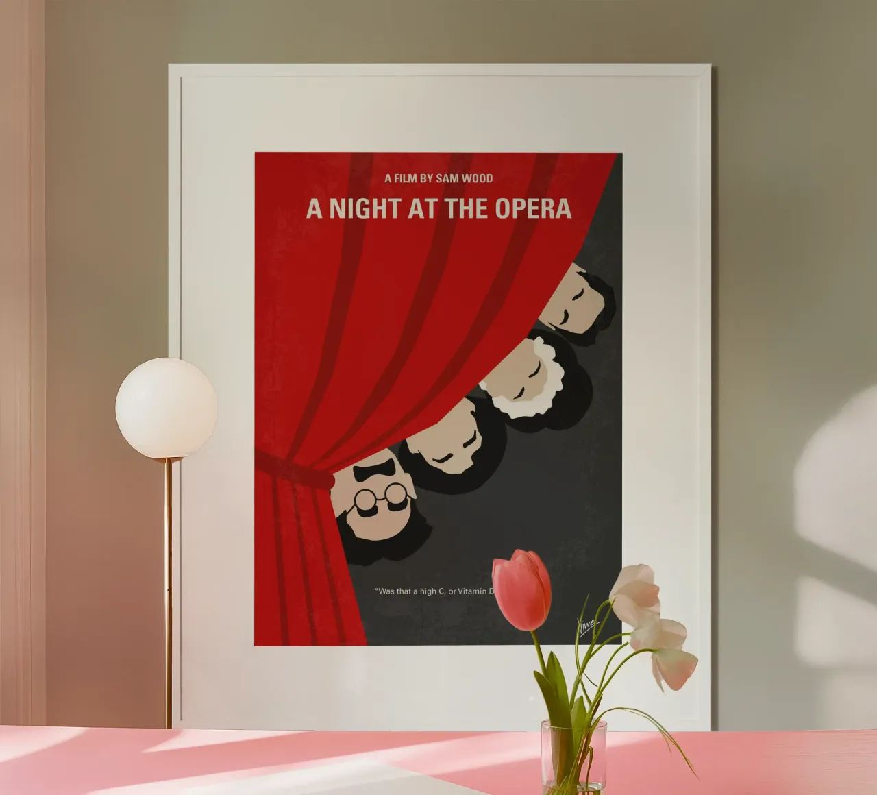 No1053 My A Night at the Opera minimal movie poster poster da Chungkong
