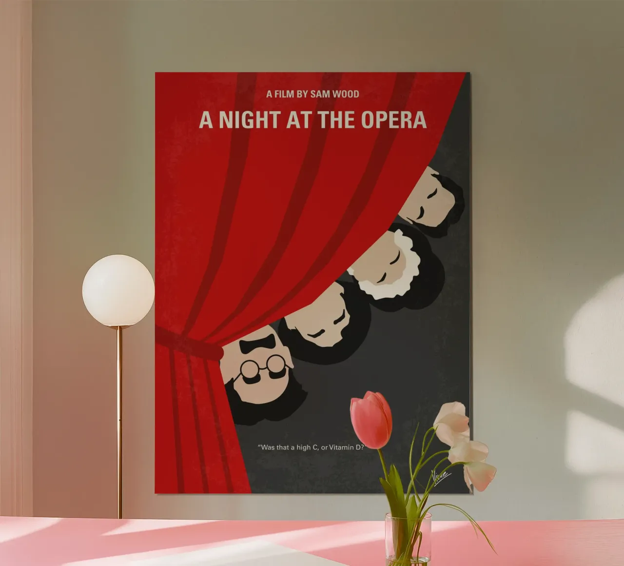 No1053 My A Night at the Opera minimal movie poster poster da Chungkong